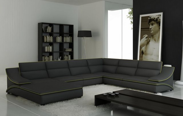 Xlmoebel Sofa Ledersofa Eckcouch Wohnlandschaft Ecksofa Eckgarnitur Moderne günstig online kaufen