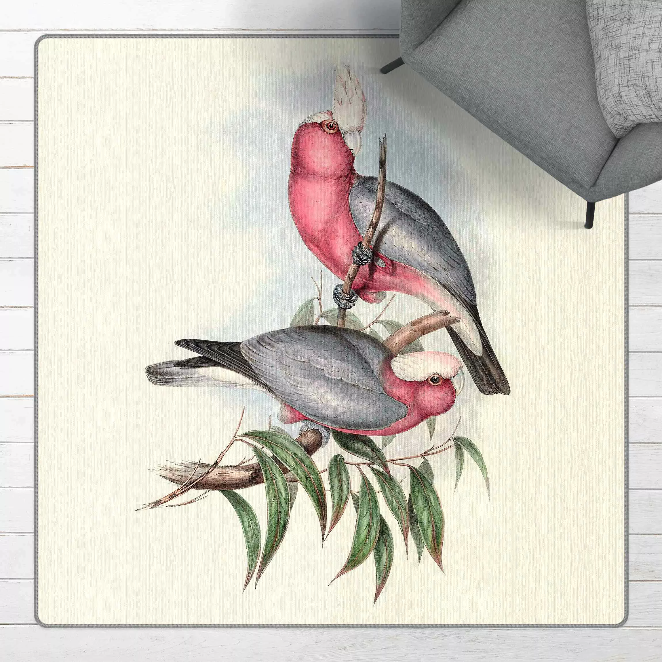 Teppich Pastell Papageien II günstig online kaufen