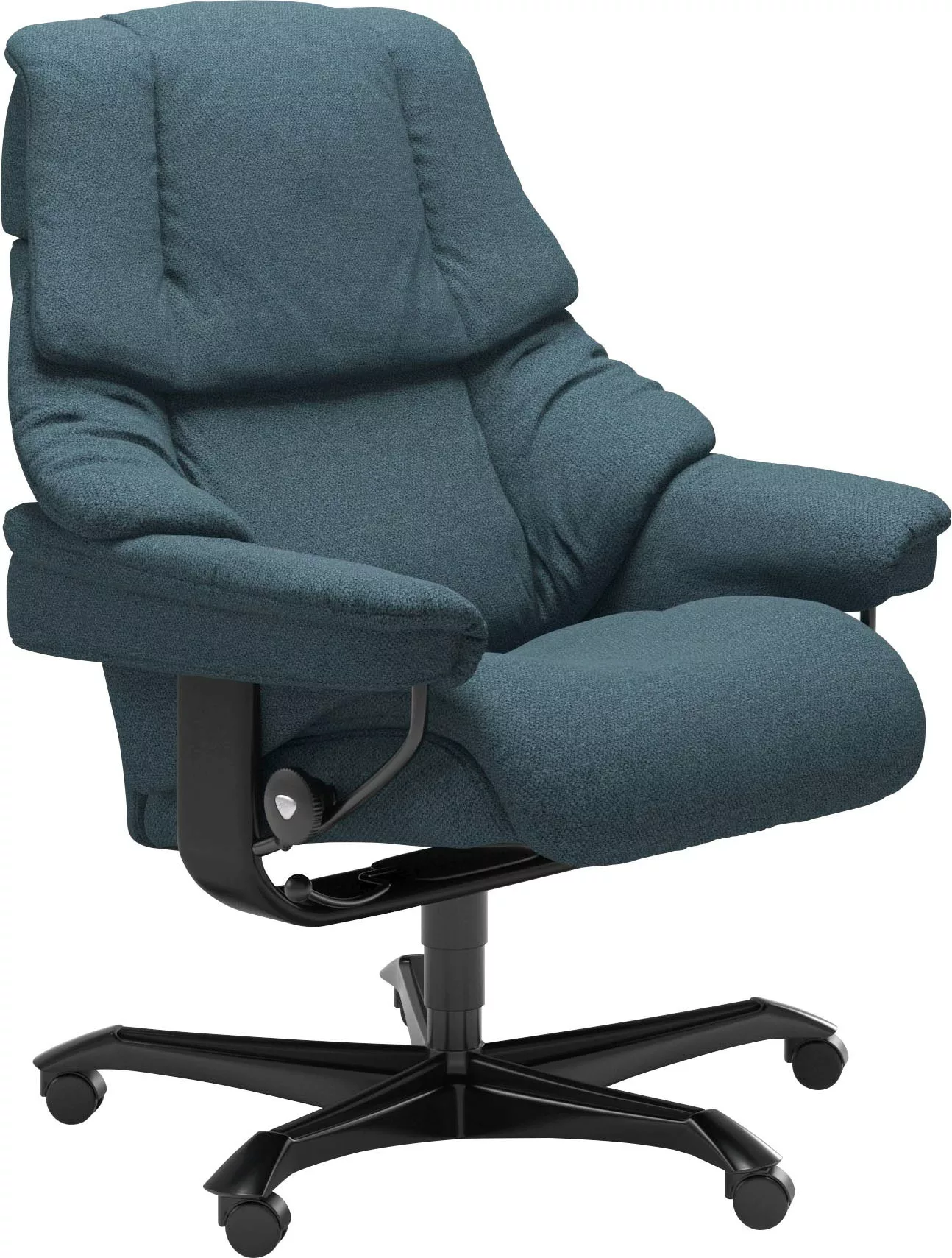 Stressless Relaxsessel "Reno", mit Home Office Base, Größe M, Gestell Schwa günstig online kaufen