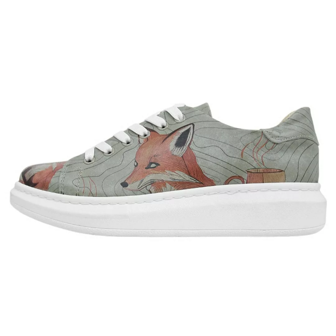 DOGO Plateausneaker "Damen Myra Run Little Fox Vegan Damen Sneaker / female günstig online kaufen