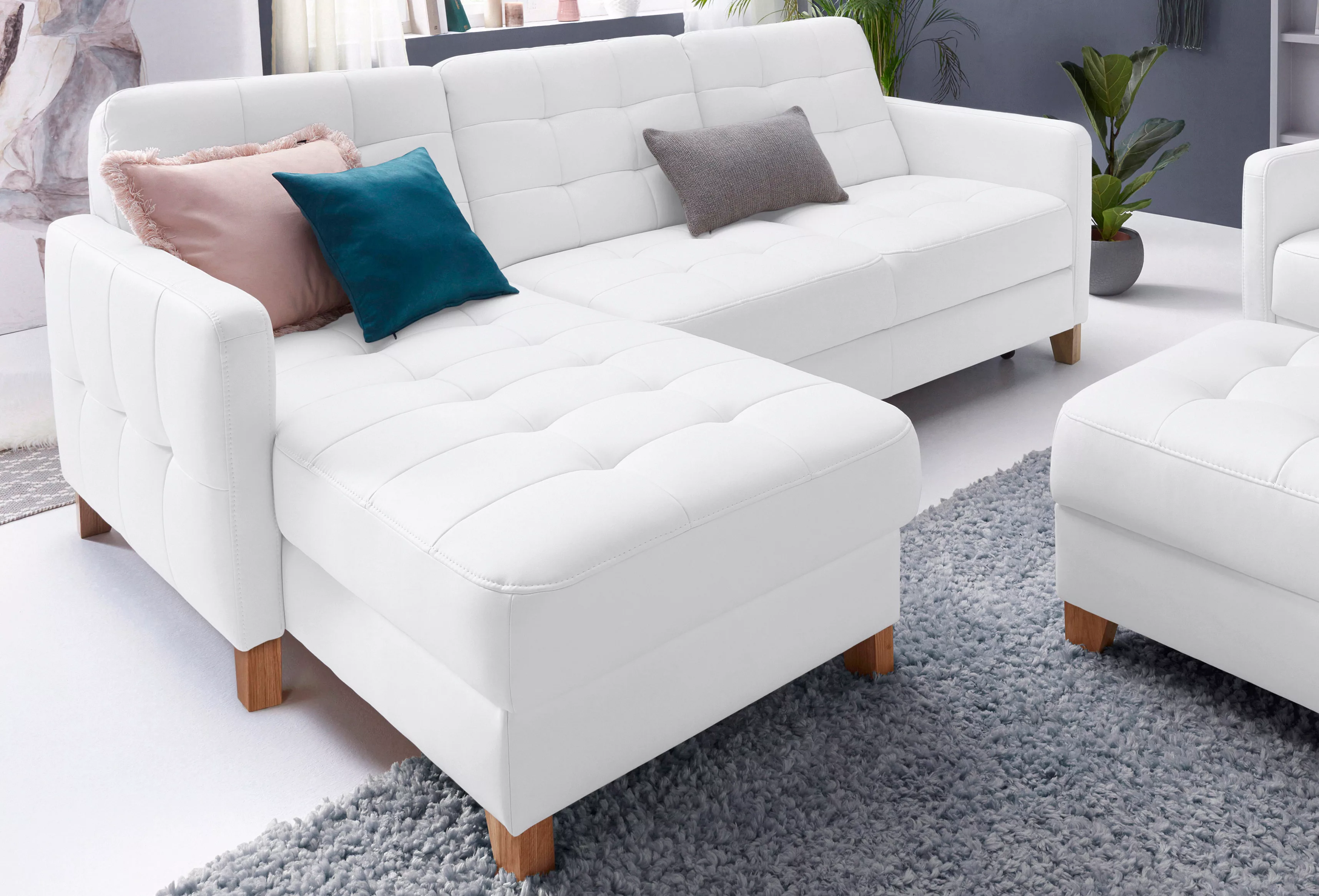 exxpo - sofa fashion Ecksofa Elio, L-Form, wahlweise mit Bettfunktion günstig online kaufen