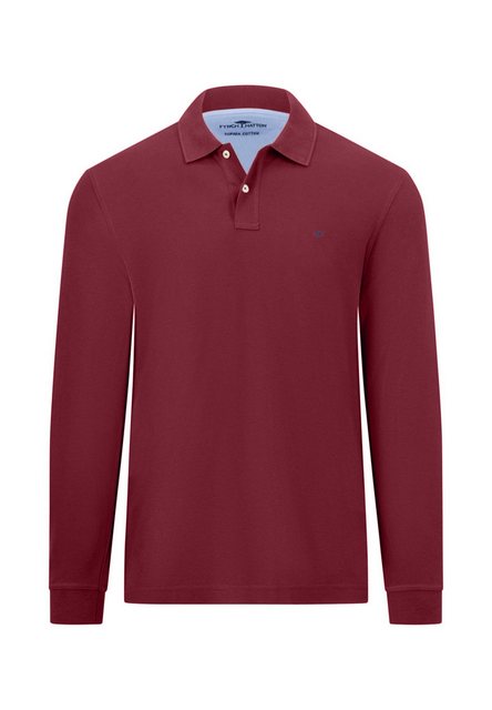 FYNCH-HATTON Langarmshirt Basic Polo, Longslee günstig online kaufen