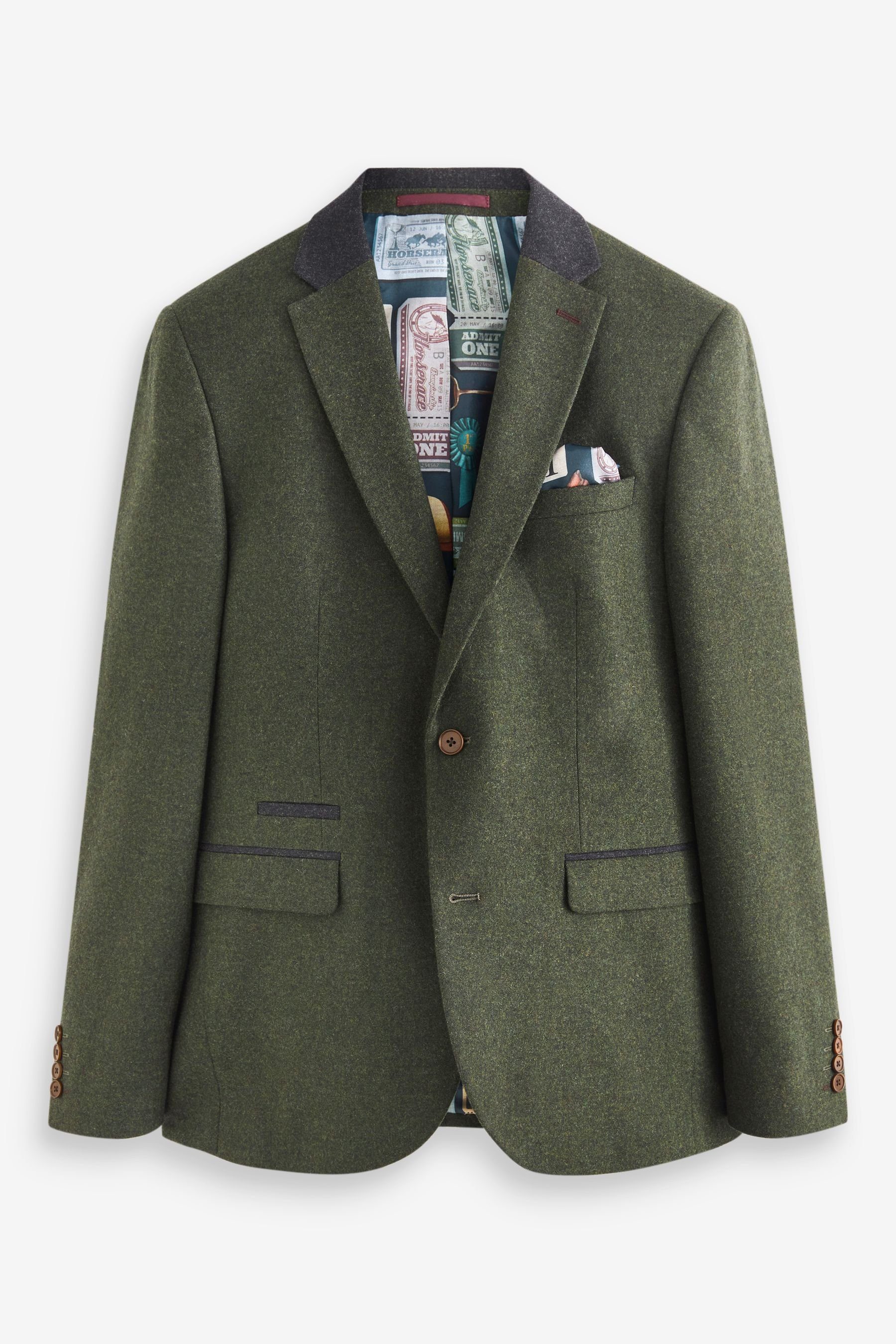 Next Baukastensakko Slim Fit Donegal Anzug günstig online kaufen
