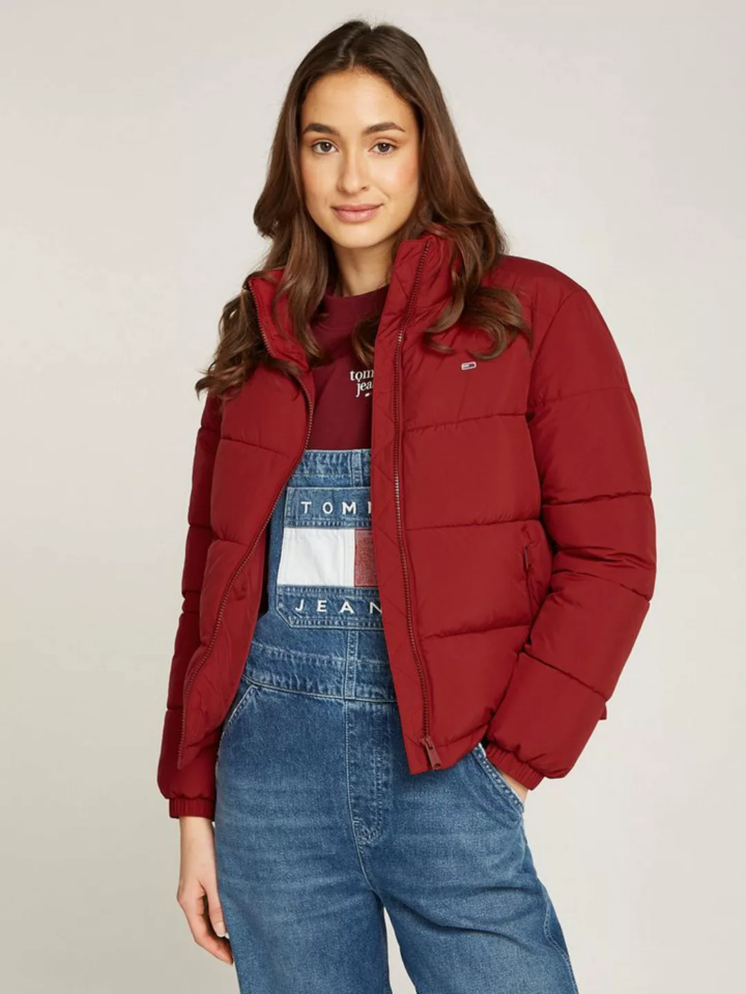 Tommy Jeans Steppjacke TJW ESSENTIAL PUFFER EXT mit Logostickerei günstig online kaufen