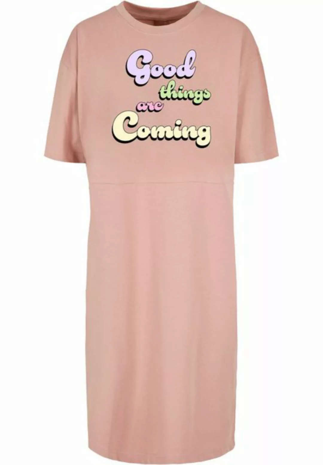 Merchcode Stillkleid "Damen Ladies Good Things Oversized Slit Tee Dress", ( günstig online kaufen