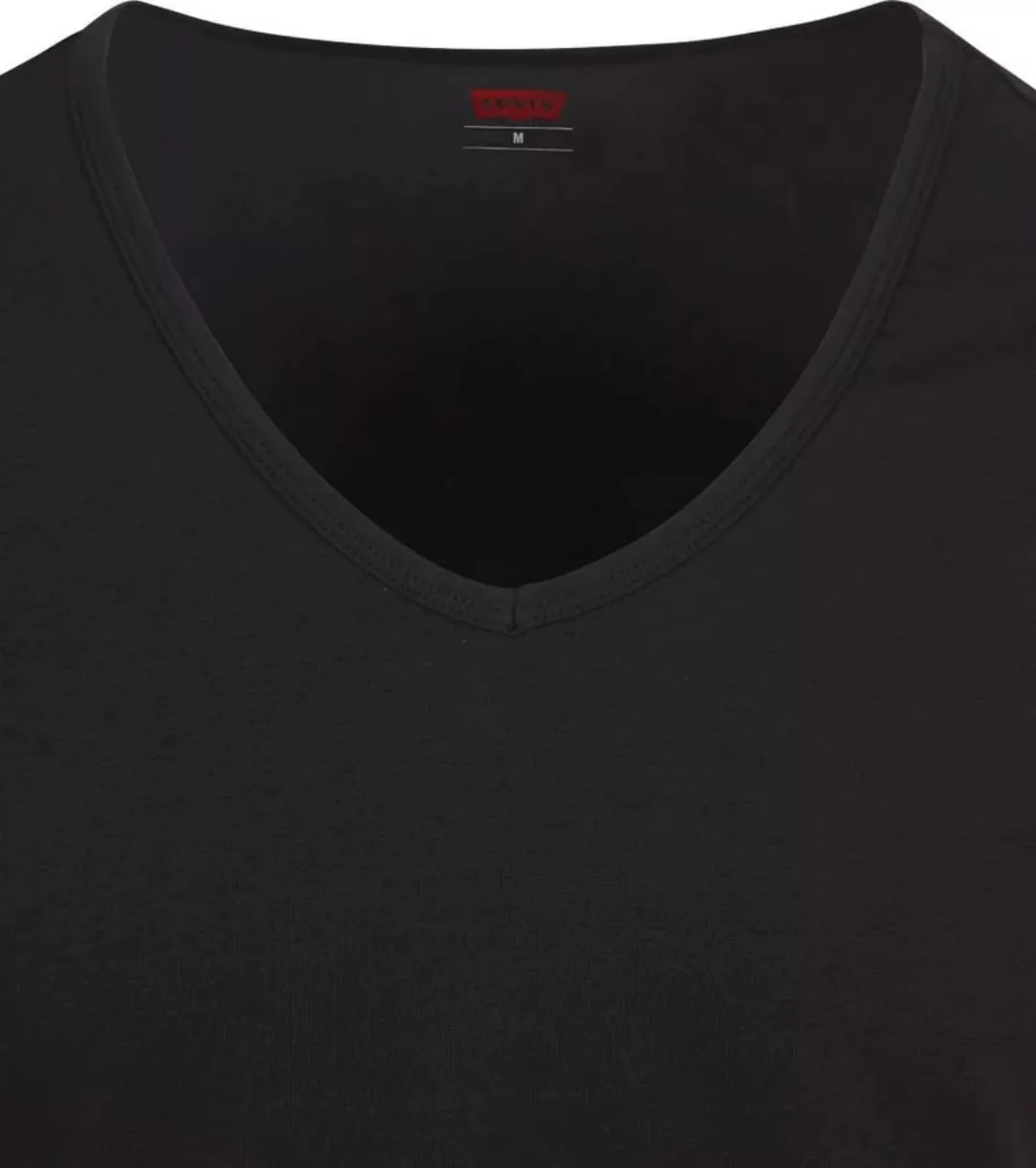 Levi's 2-er Set T-Shirt V-Ausschnitt Schwarz günstig online kaufen