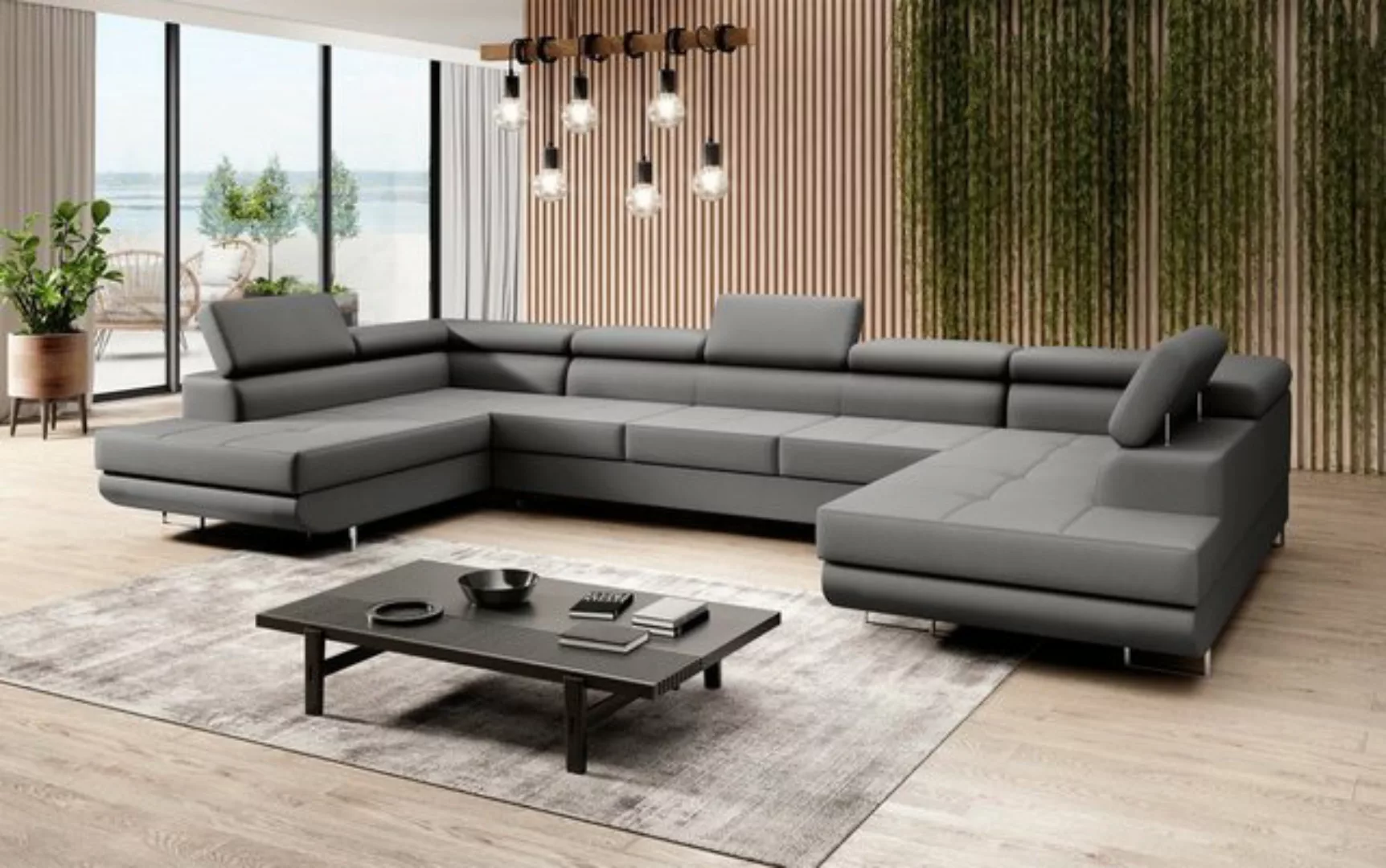 Luxusbetten24 Schlafsofa Designer Sofa Taormina, mit Stauraum und Schlaffun günstig online kaufen