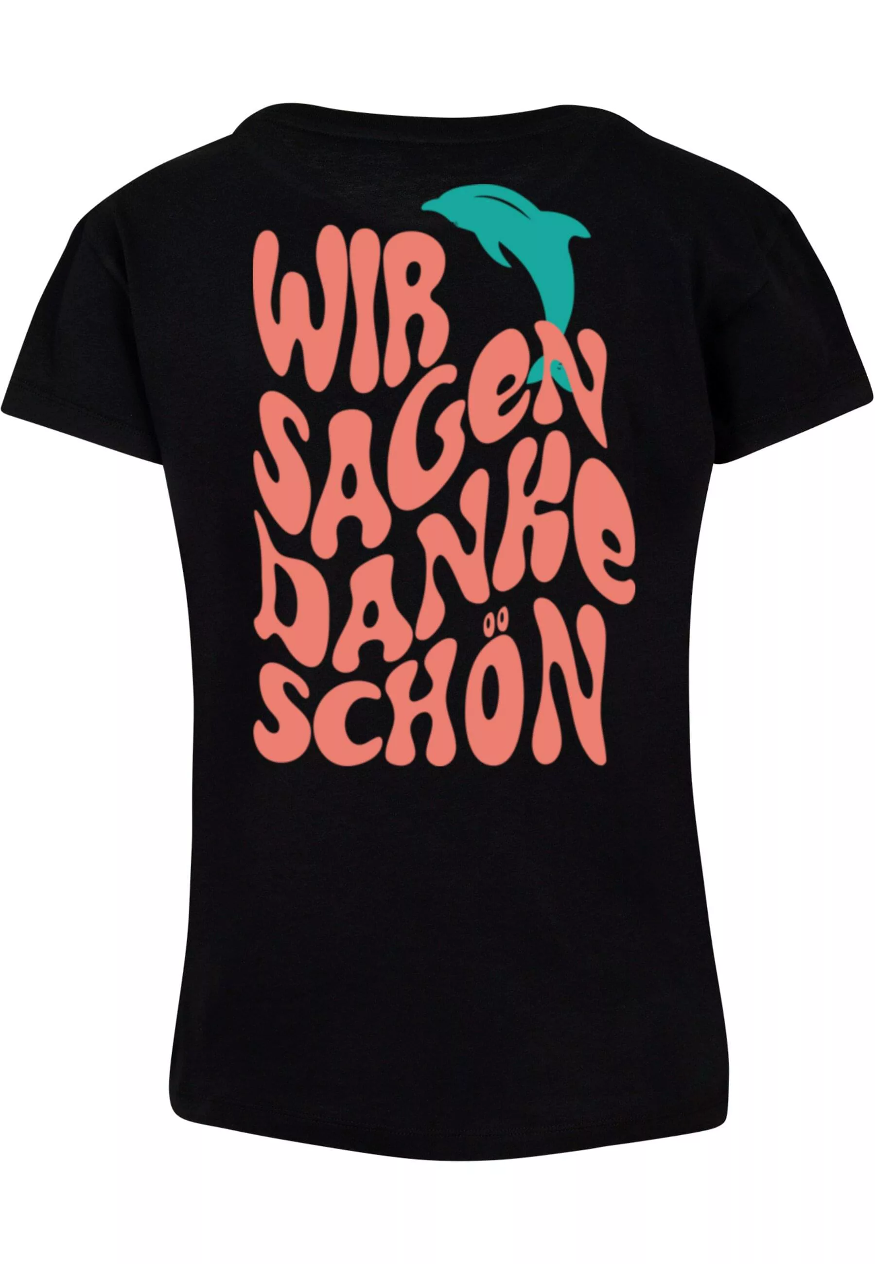 Merchcode T-Shirt "Merchcode Ladies Die Flippers - Wir Sagen Danke Schön T- günstig online kaufen