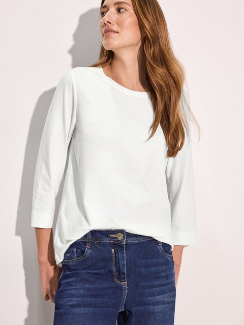 Cecil 3/4-Arm-Shirt (1-tlg) Plain/ohne Details günstig online kaufen