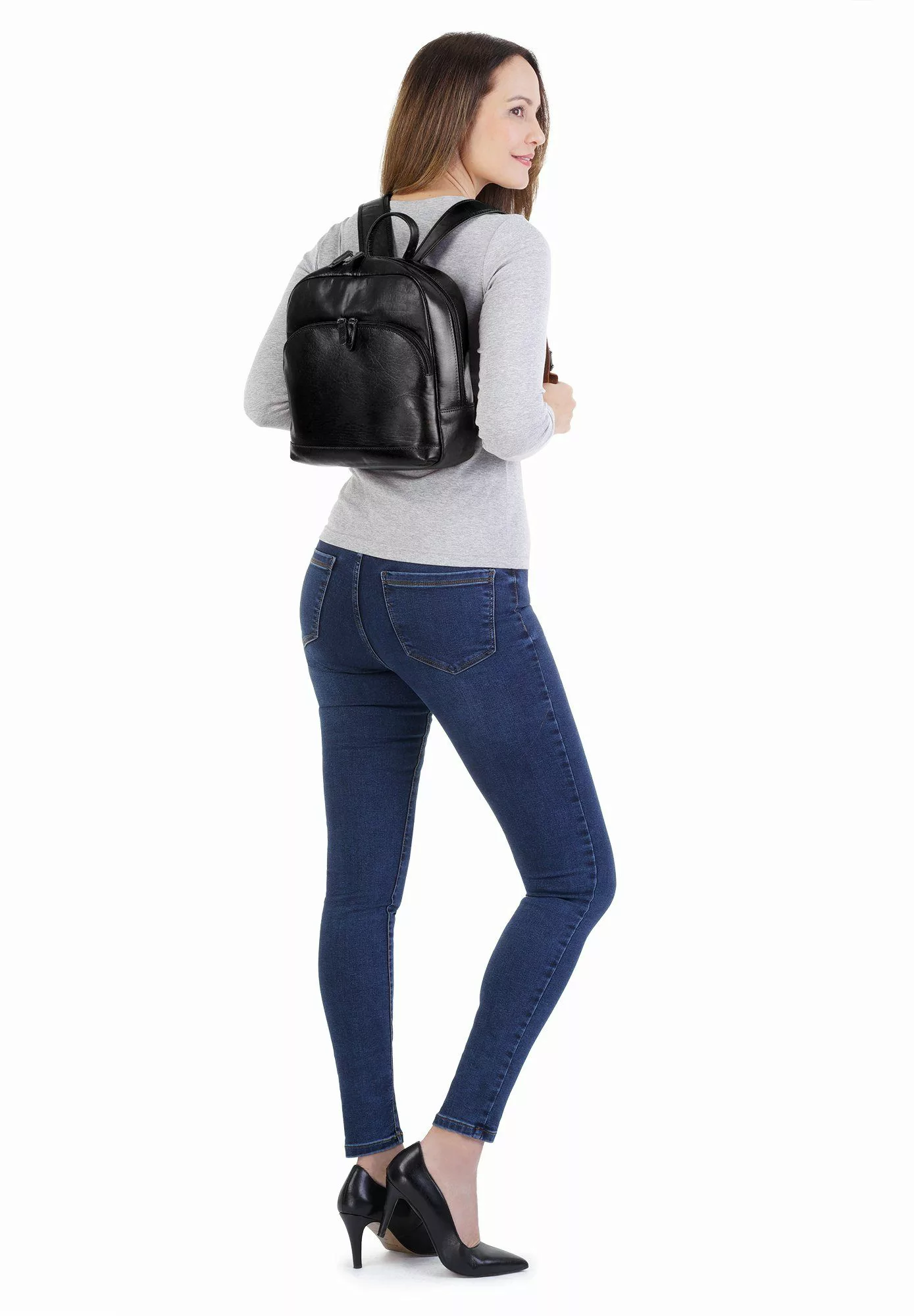X-Zone Tagesrucksack, echt Leder günstig online kaufen