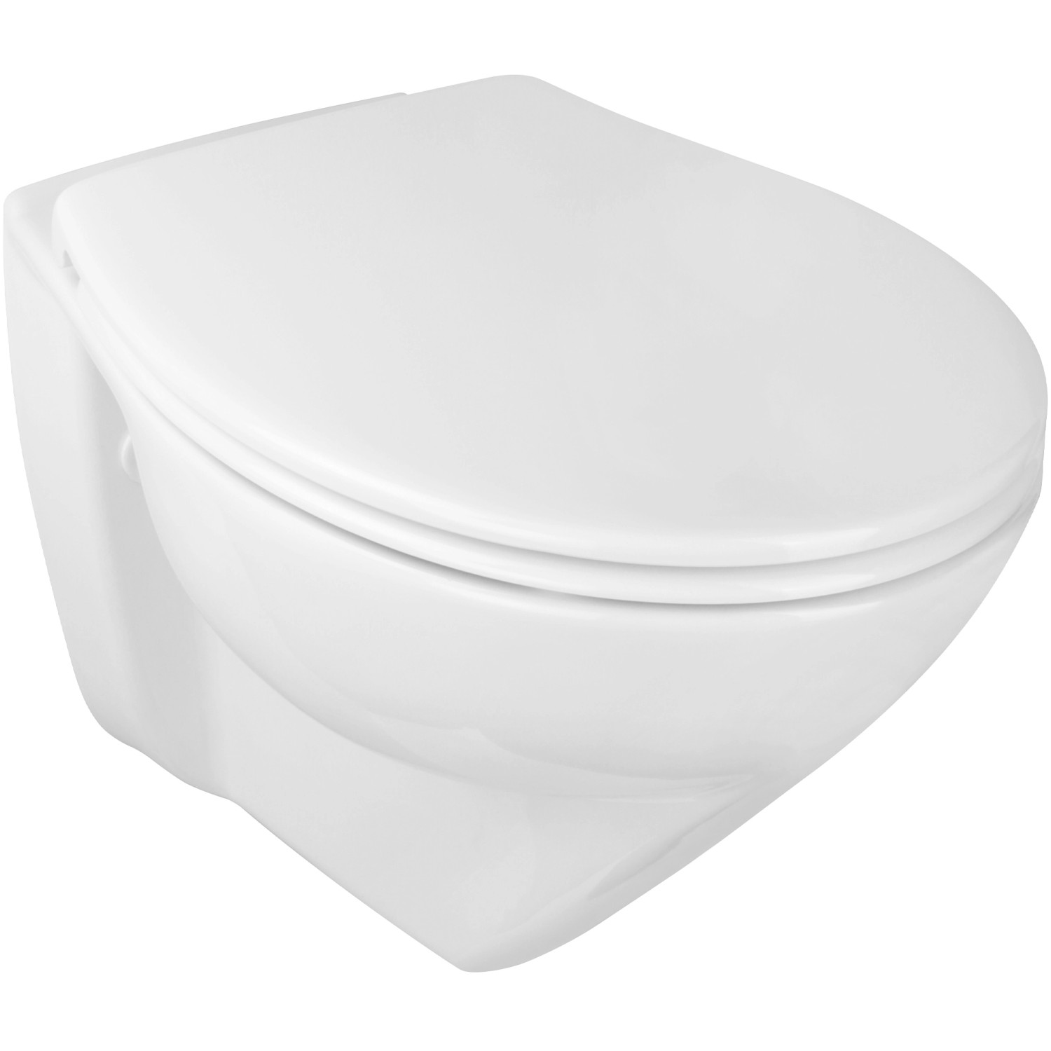 Calmwaters Tiefspül-WC, Wand WC, spülrandlos, 6 günstig online kaufen