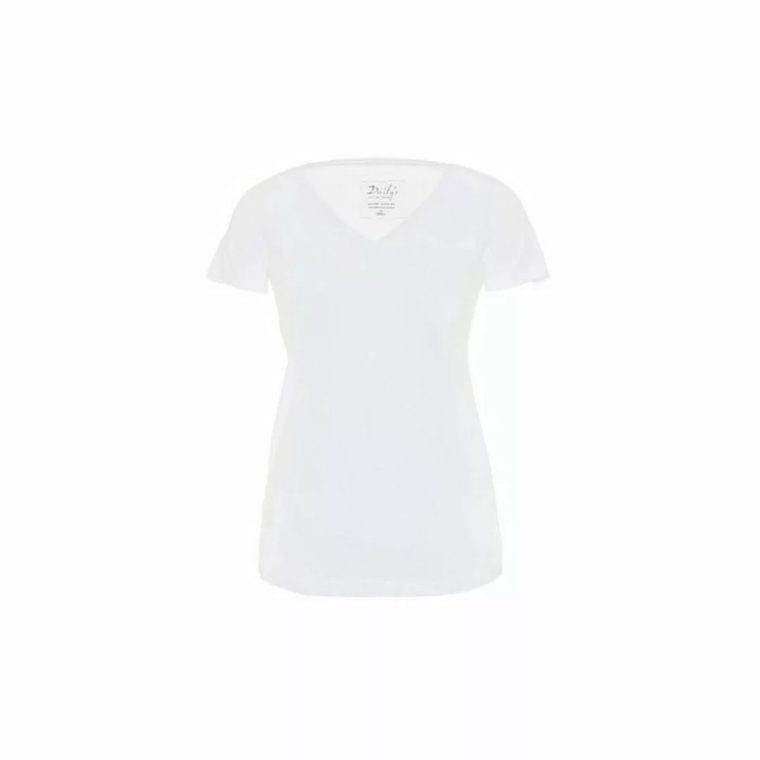 DAILY´S V-Shirt weiß regular (1-tlg) günstig online kaufen
