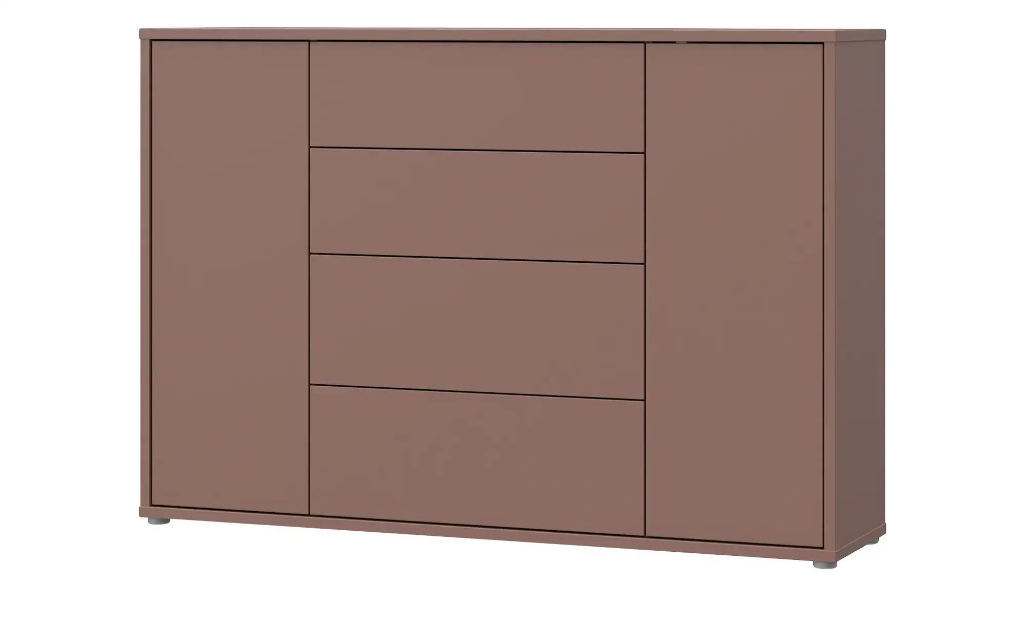 Sideboard  Bolognano ¦ rot ¦ Maße (cm): B: 144,2 H: 99,1 T: 34.9 Kommoden & günstig online kaufen