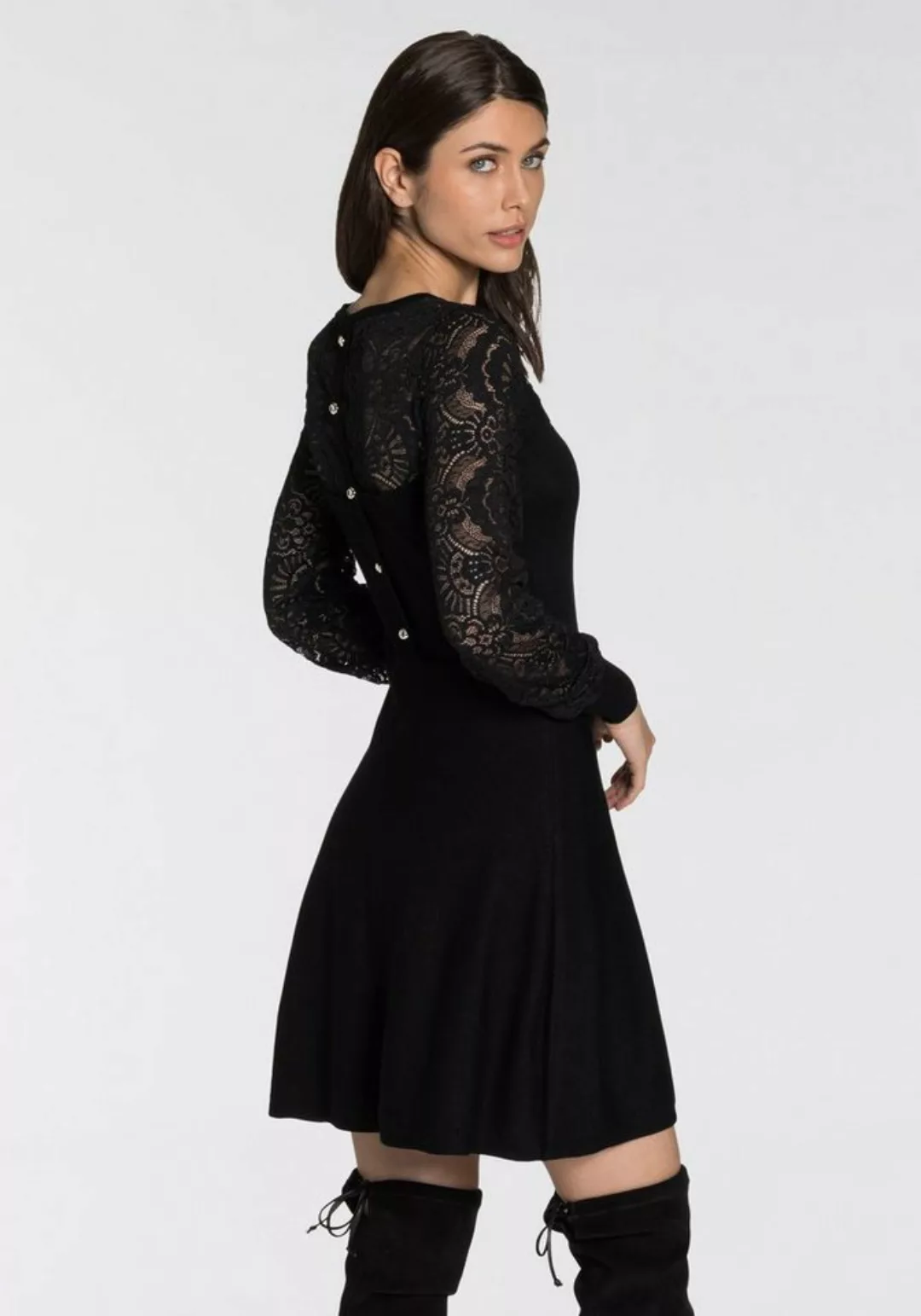 Melrose Strickkleid für besondere Anlässe, kurzes Kleid, taillierter Schnit günstig online kaufen