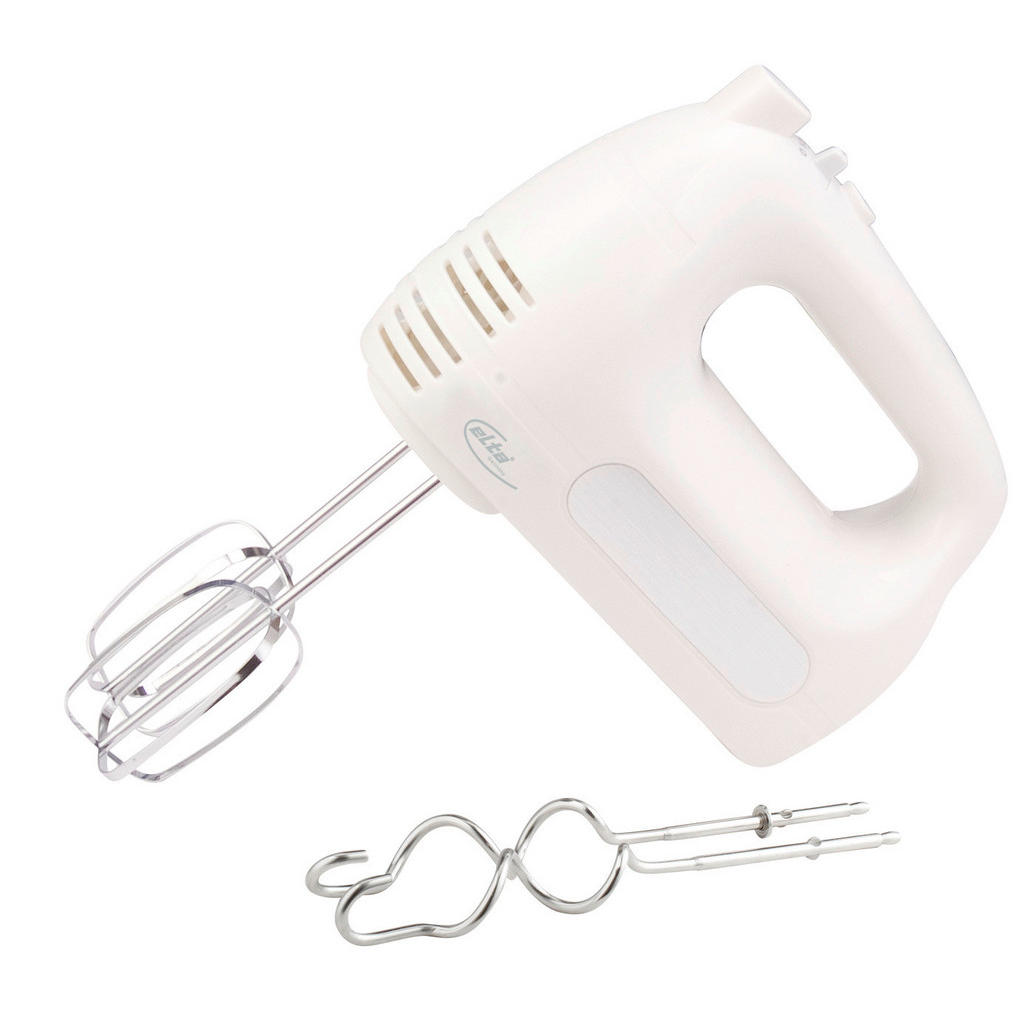 Elta Handmixer HM-400 weiß Edelstahl Kunststoff B/H/L: ca. 8x16x18 cm günstig online kaufen