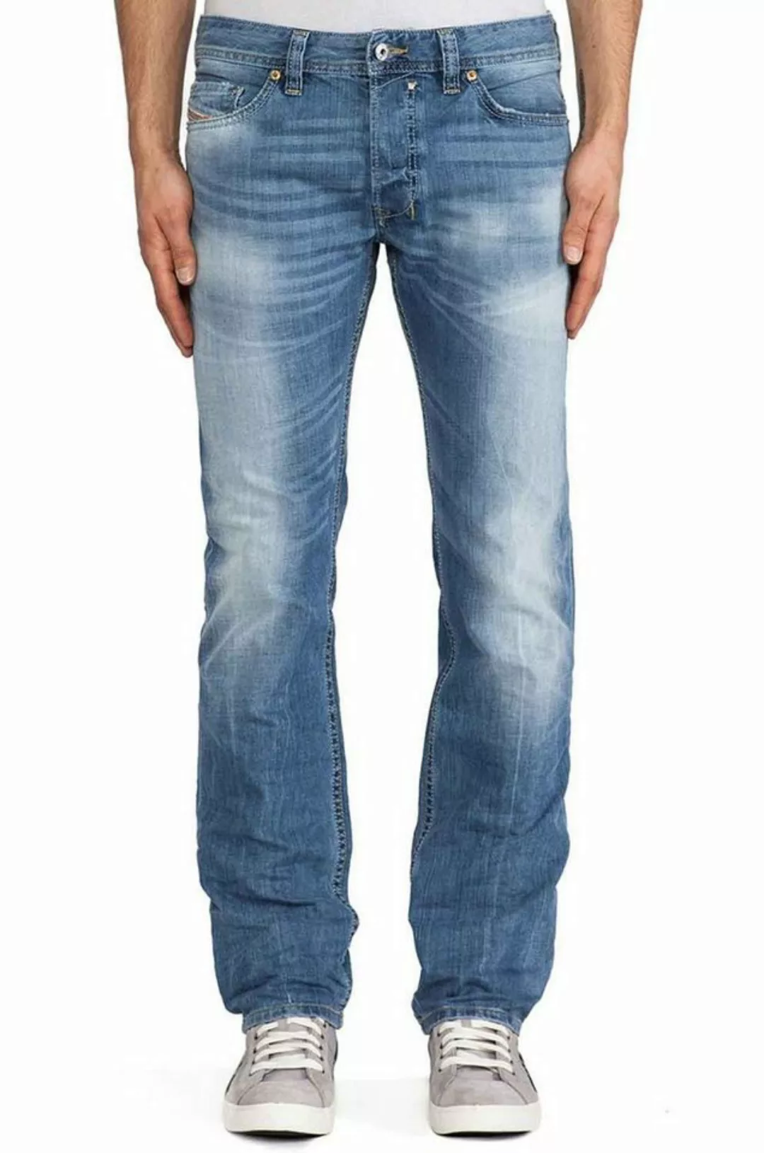 Diesel Straight-Jeans Diesel Safado 0826D Herren Jeans Hose Regular Slim St günstig online kaufen