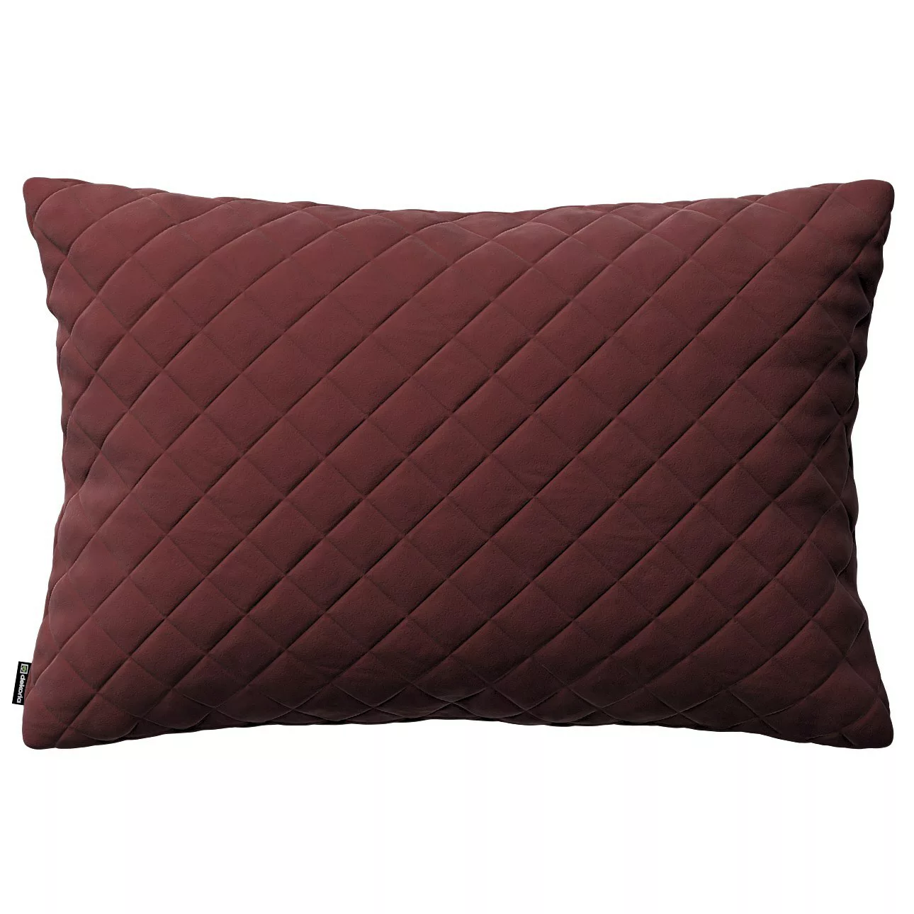 Kissenhülle Mia gesteppt 60x40cm, bordeaux, 60 x 40 cm, Velvet (704-26) günstig online kaufen