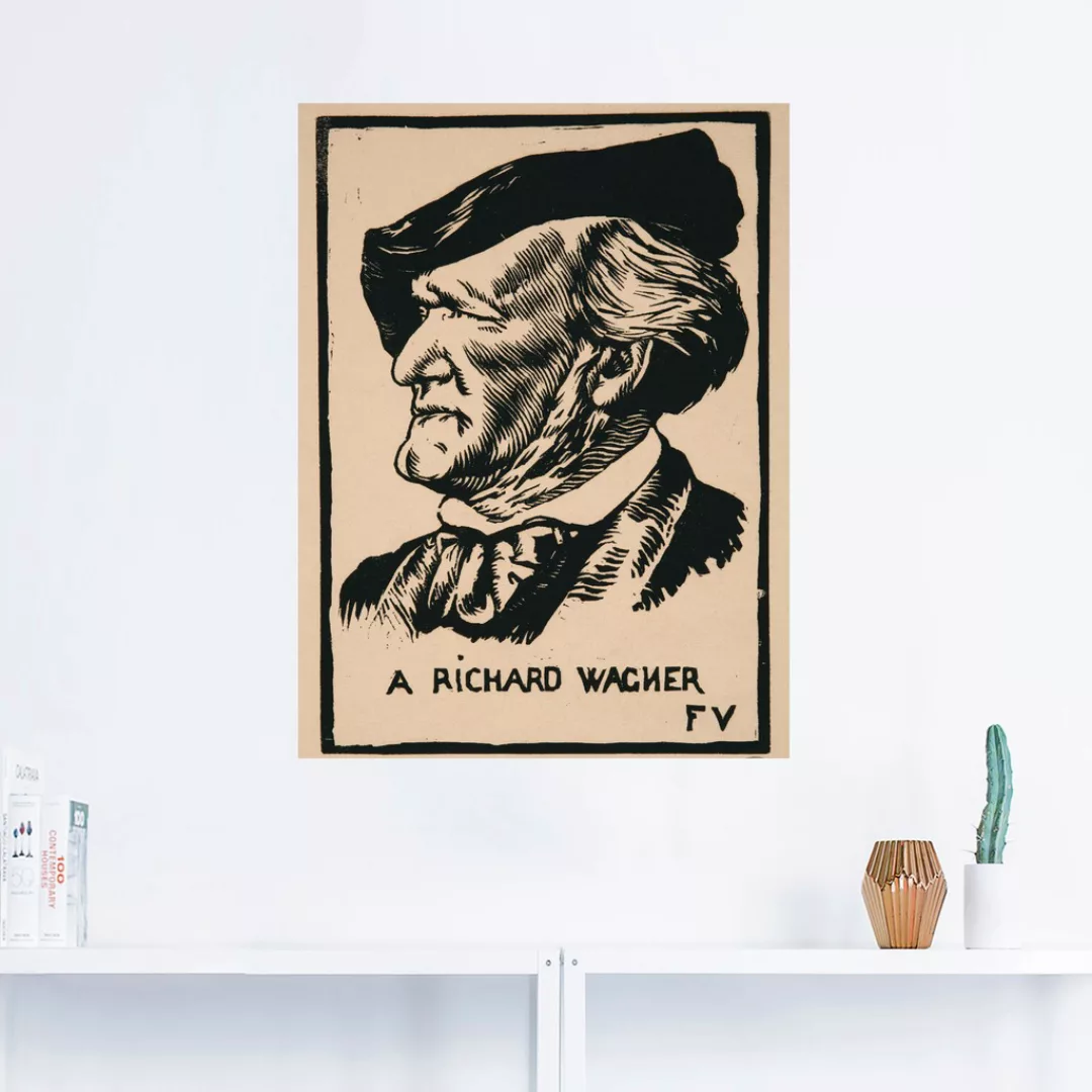 Artland Wandfolie "Ein Richard Wagner. 1891", Menschen, (1 St.), selbstkleb günstig online kaufen
