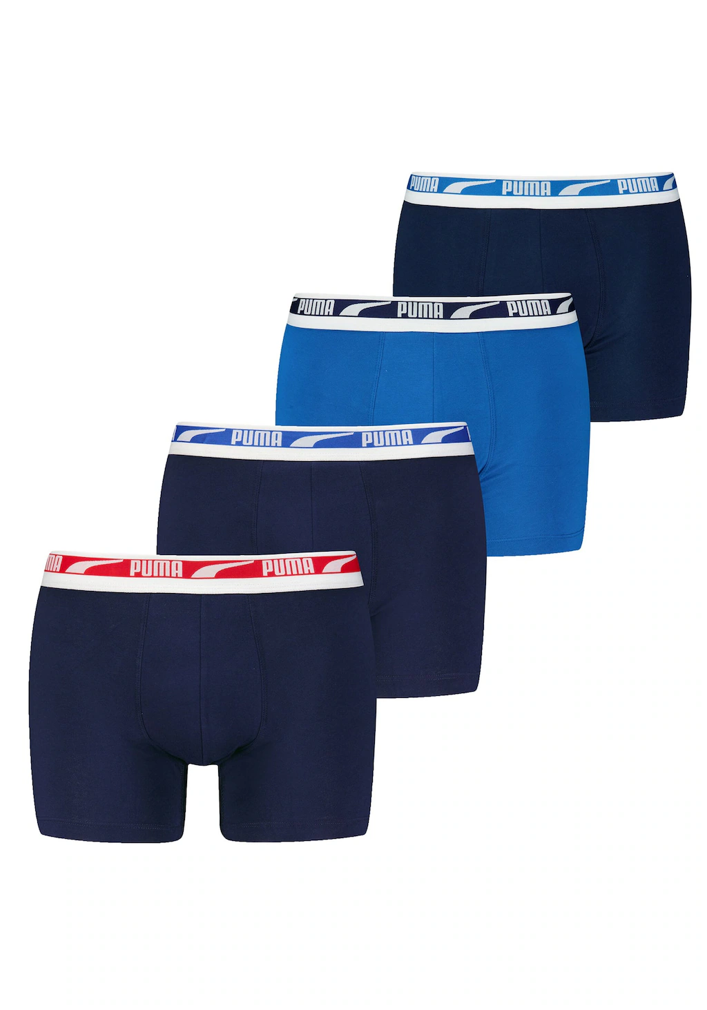 PUMA Boxershorts "Boxershort Everyday Multi Logo Boxer 4P 4er Pack" günstig online kaufen