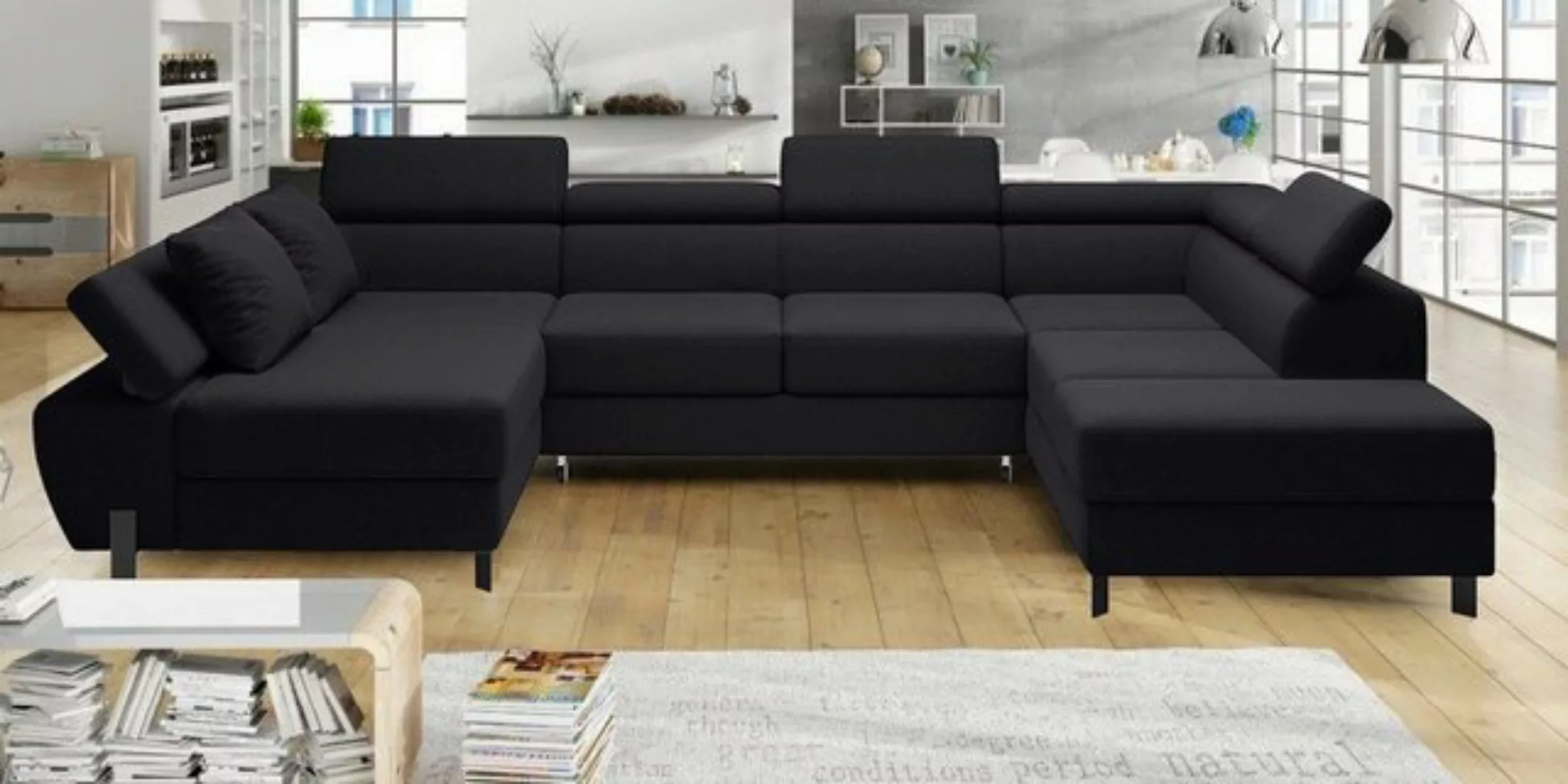 99rooms Wohnlandschaft Molinardi XL, Sofa, U-Form, Ottomane links oder rech günstig online kaufen