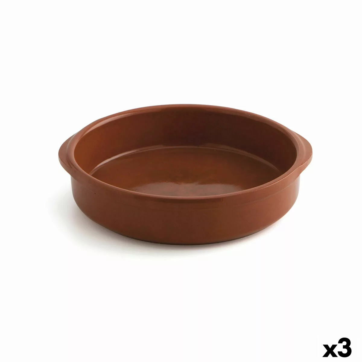 Kochtopf Raimundo Aus Keramik Braun (ø 28 Cm) (3 Stück) günstig online kaufen