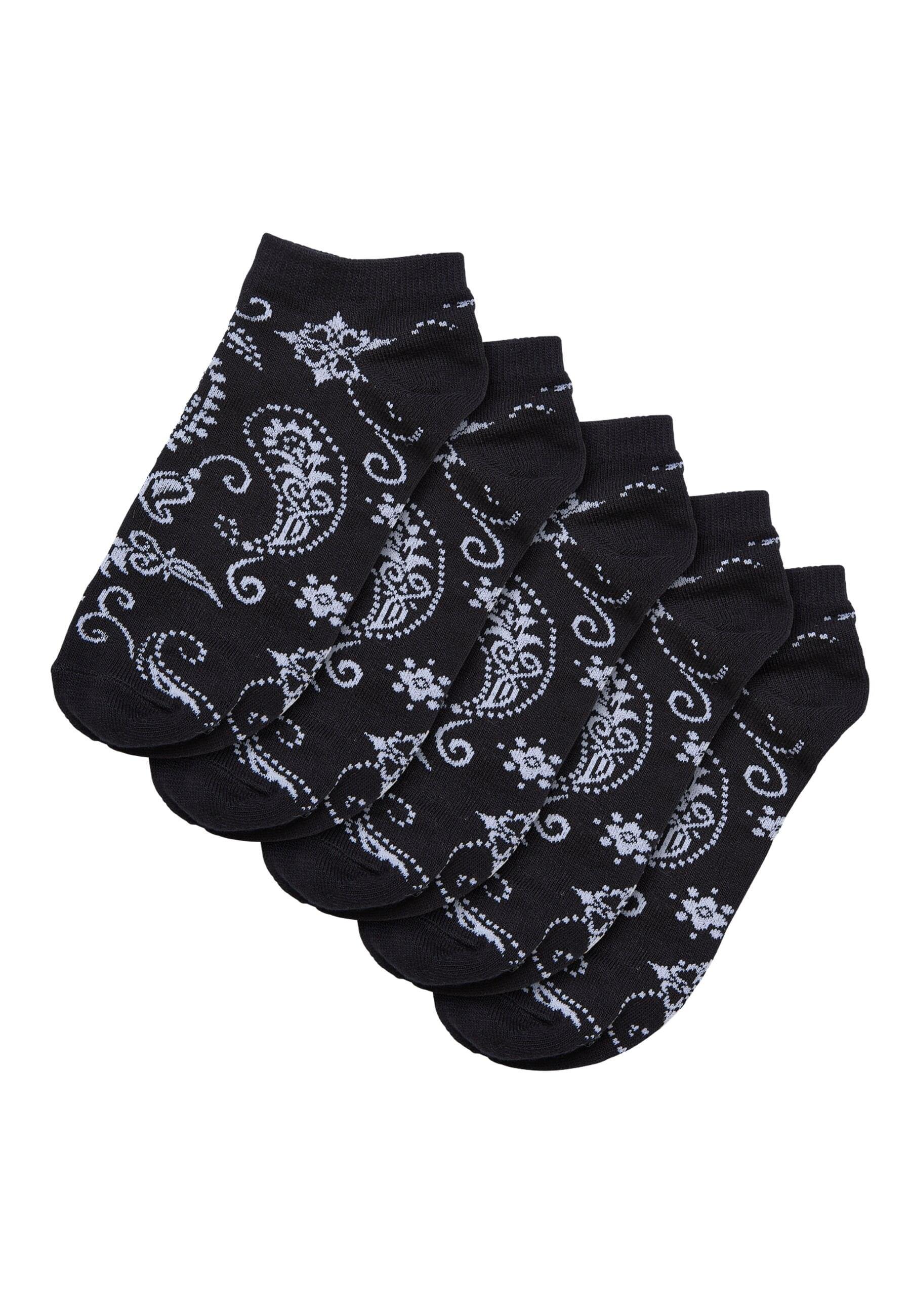 URBAN CLASSICS Basicsocken "Urban Classics Unisex Bandana Pattern No Show S günstig online kaufen