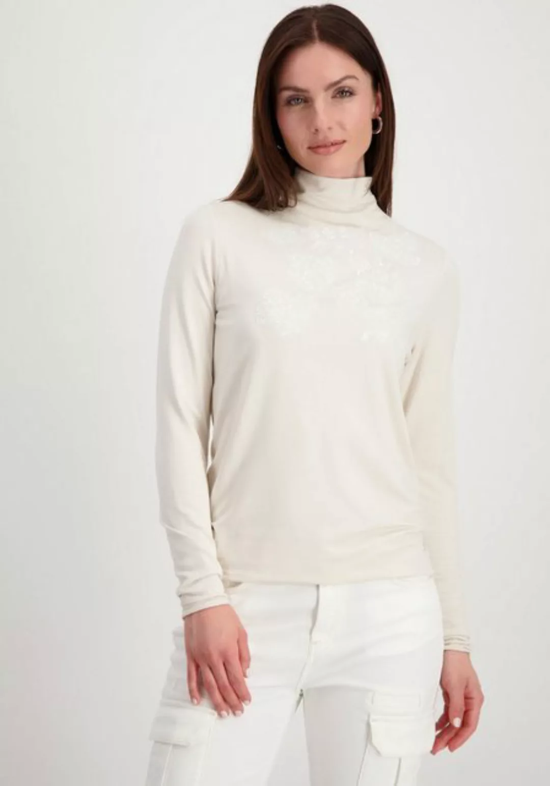 Monari Langarmshirt mit Pailletten günstig online kaufen