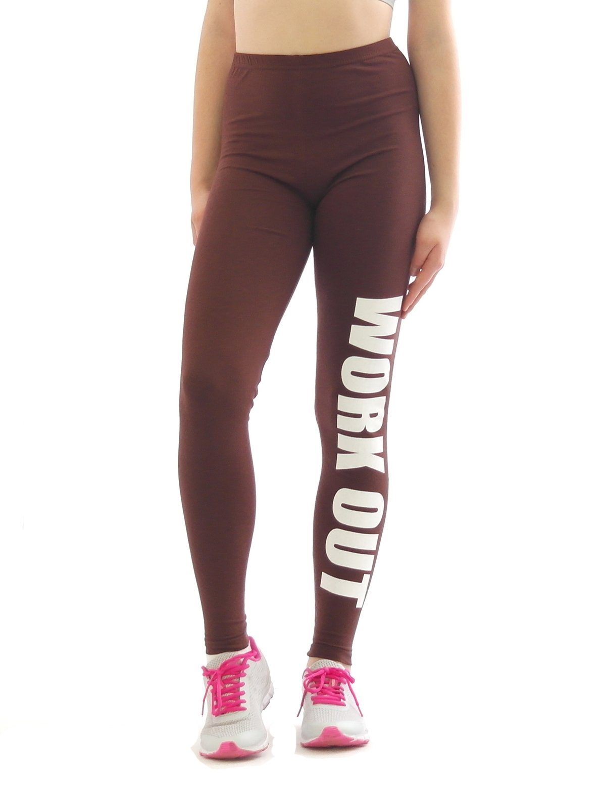 YESET Leggings Leggings Druck WORK OUT günstig online kaufen