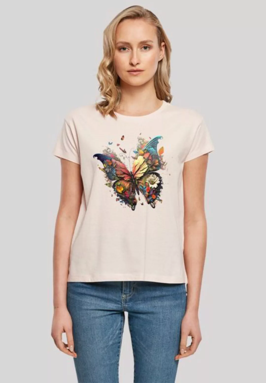 F4NT4STIC T-Shirt Schmetterling Magic Print günstig online kaufen