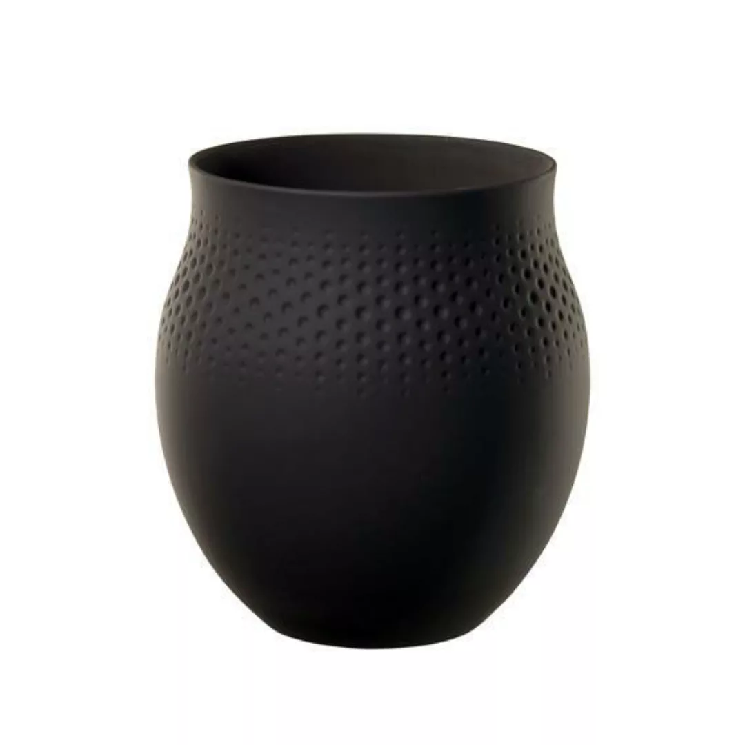 Villeroy & Boch Manufacture Manufacture Collier noir Vase No.1 Perle groß ( günstig online kaufen