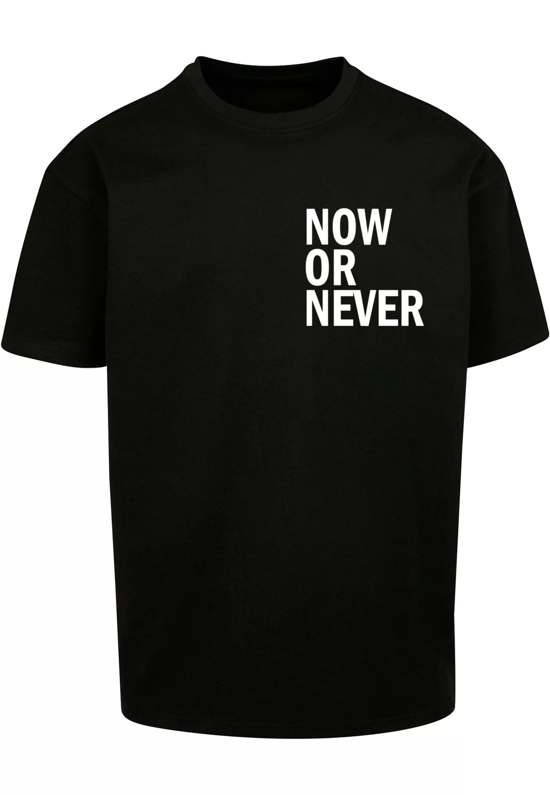 Merchcode T-Shirt Merchcode Herren Now Or Never Heavy Oversize Tee (1-tlg) günstig online kaufen