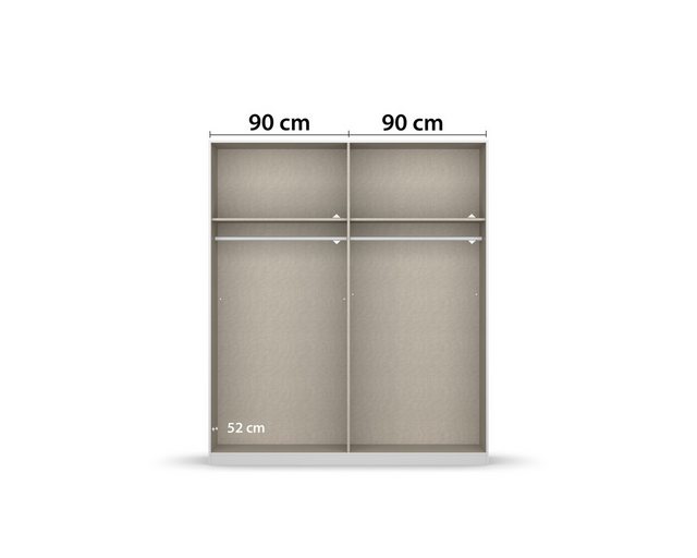 Rauch Möbel Drehtürenschrank 181 x 210 x 54 cm (B/H/T) günstig online kaufen