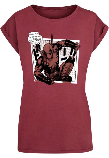 ABSOLUTE CULT T-Shirt ABSOLUTE CULT Damen Ladies Deadpool - Tacos Breaktime günstig online kaufen