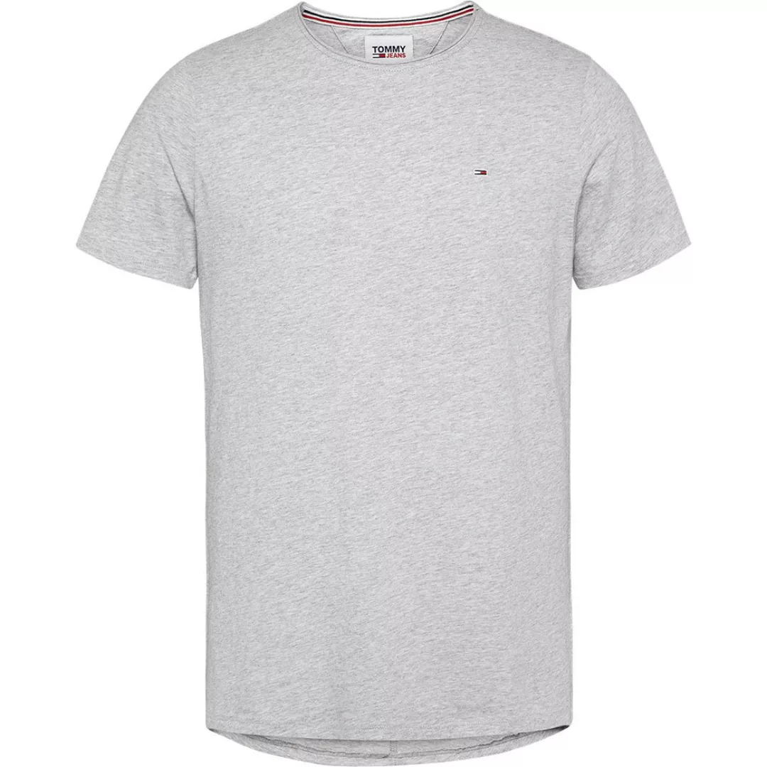 Tommy Jeans Slim Jaspe Kurzärmeliges T-shirt 2XL Lt Grey Htr günstig online kaufen