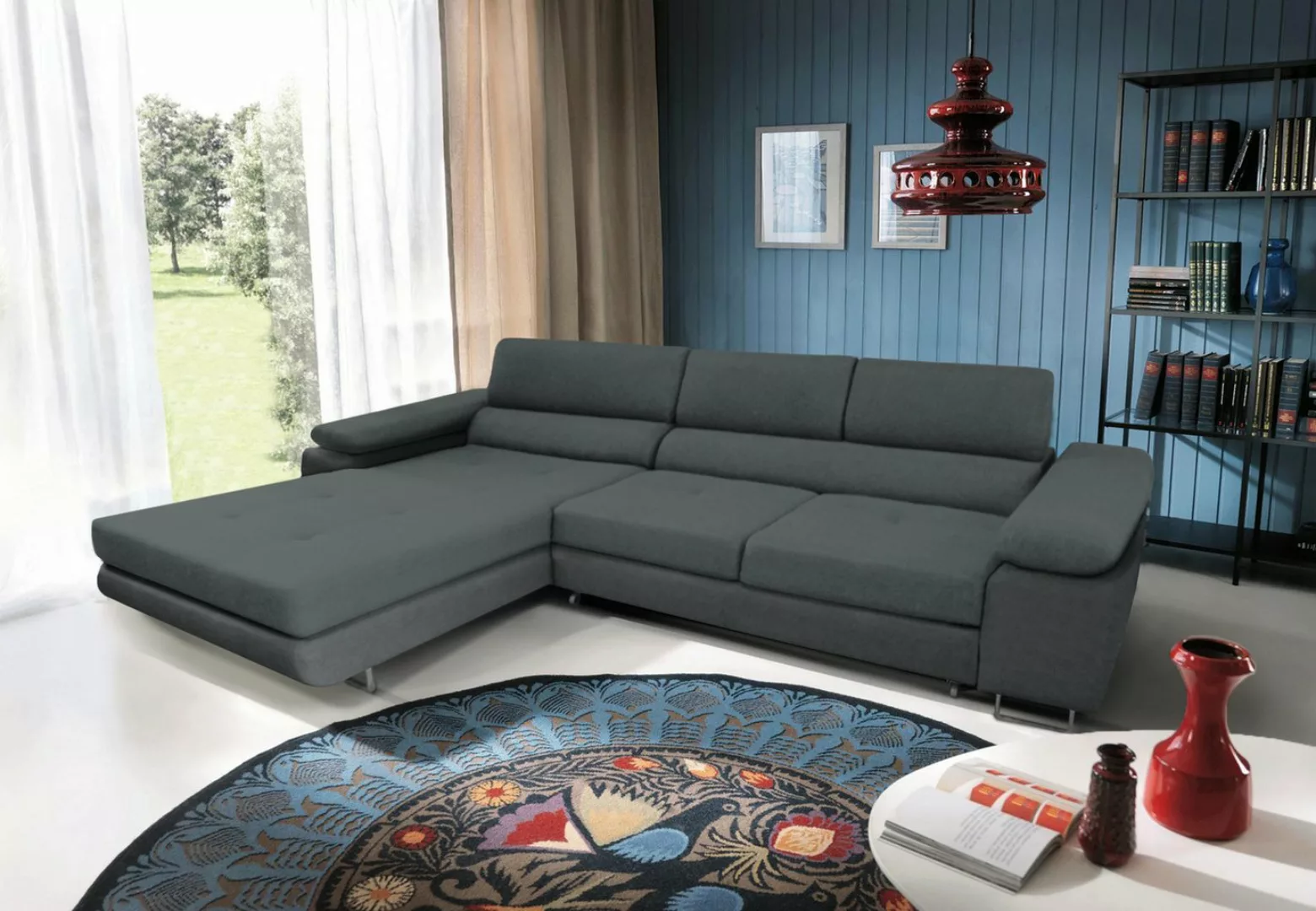 ALTDECOR Ecksofa ANT-M, Couch mit Schlaffunktion, Wohnzimmer - Wohnlandscha günstig online kaufen