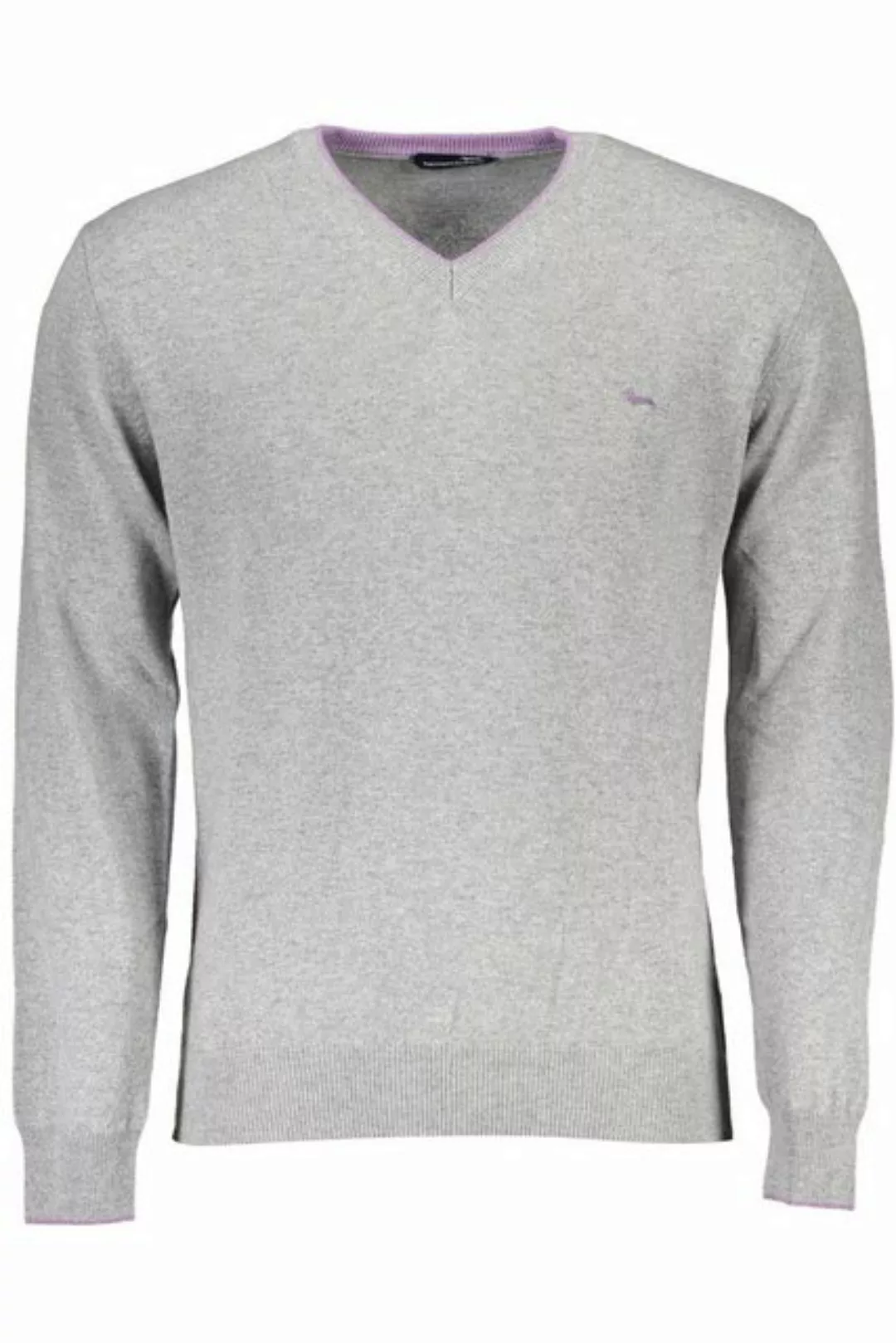 Harmont & Blaine Strickpullover Herren-Pullover Grau mit V-Ausschnitt und L günstig online kaufen