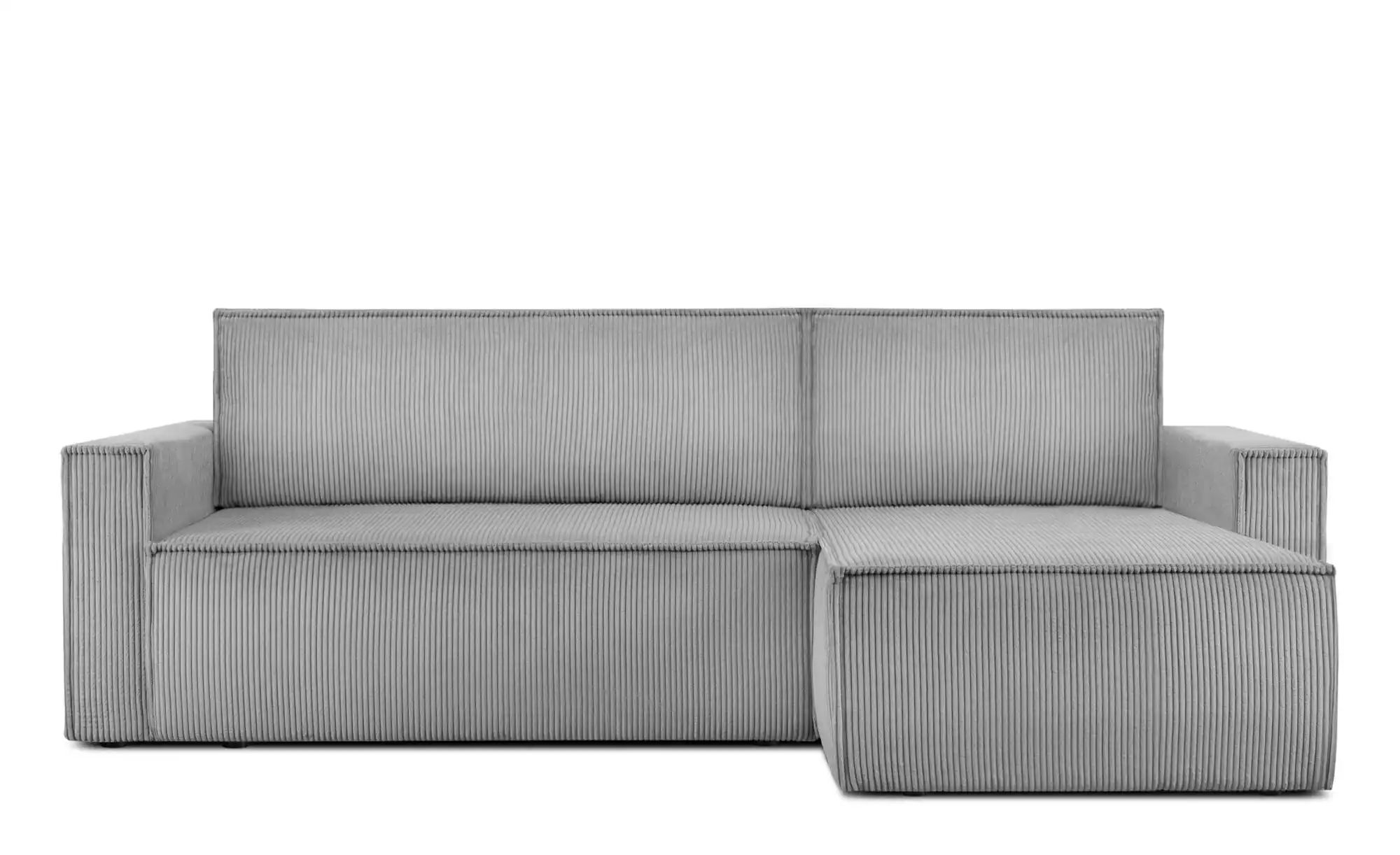 KONSIMO Ecksofa  Napi ¦ grau ¦ Maße (cm): B: 246 H: 89 Polstermöbel > Sofas günstig online kaufen
