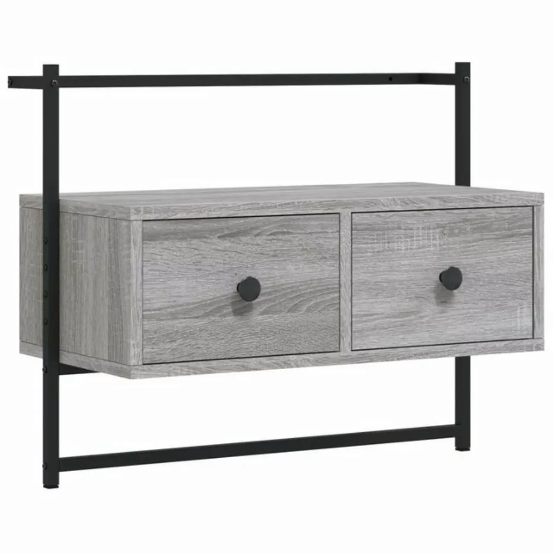 VidaXL TV-Wandschrank Grau Sonoma 60,5x30x51 cm Holzwerkstoff günstig online kaufen