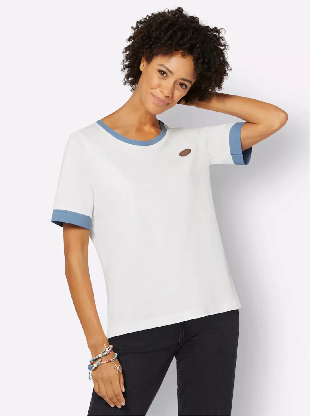 Casual Looks Rundhalsshirt "Shirt", (1 tlg.) günstig online kaufen