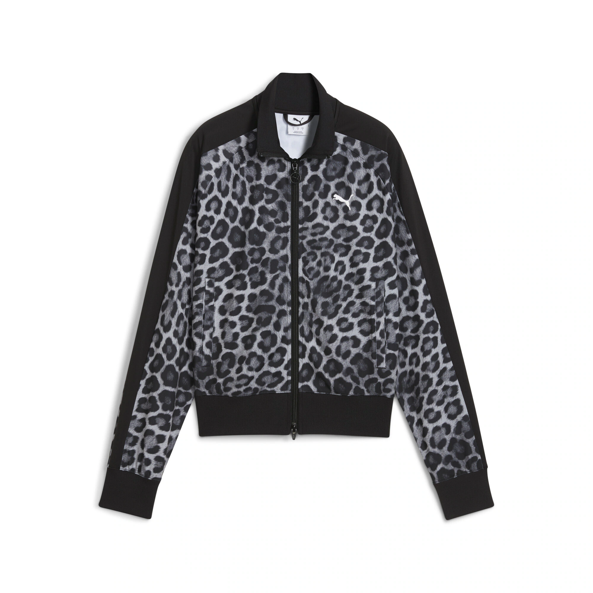 PUMA Trainingsjacke "T7 LEO LUXE Kurze Trainingsjacke mit Allover-Print Dam günstig online kaufen