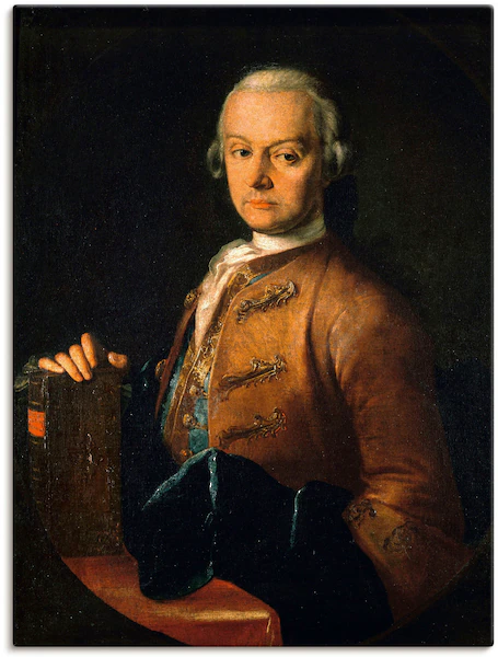Artland Leinwandbild »Bildnis Leopold Mozart. Um 1765«, Menschen, (1 St.), günstig online kaufen