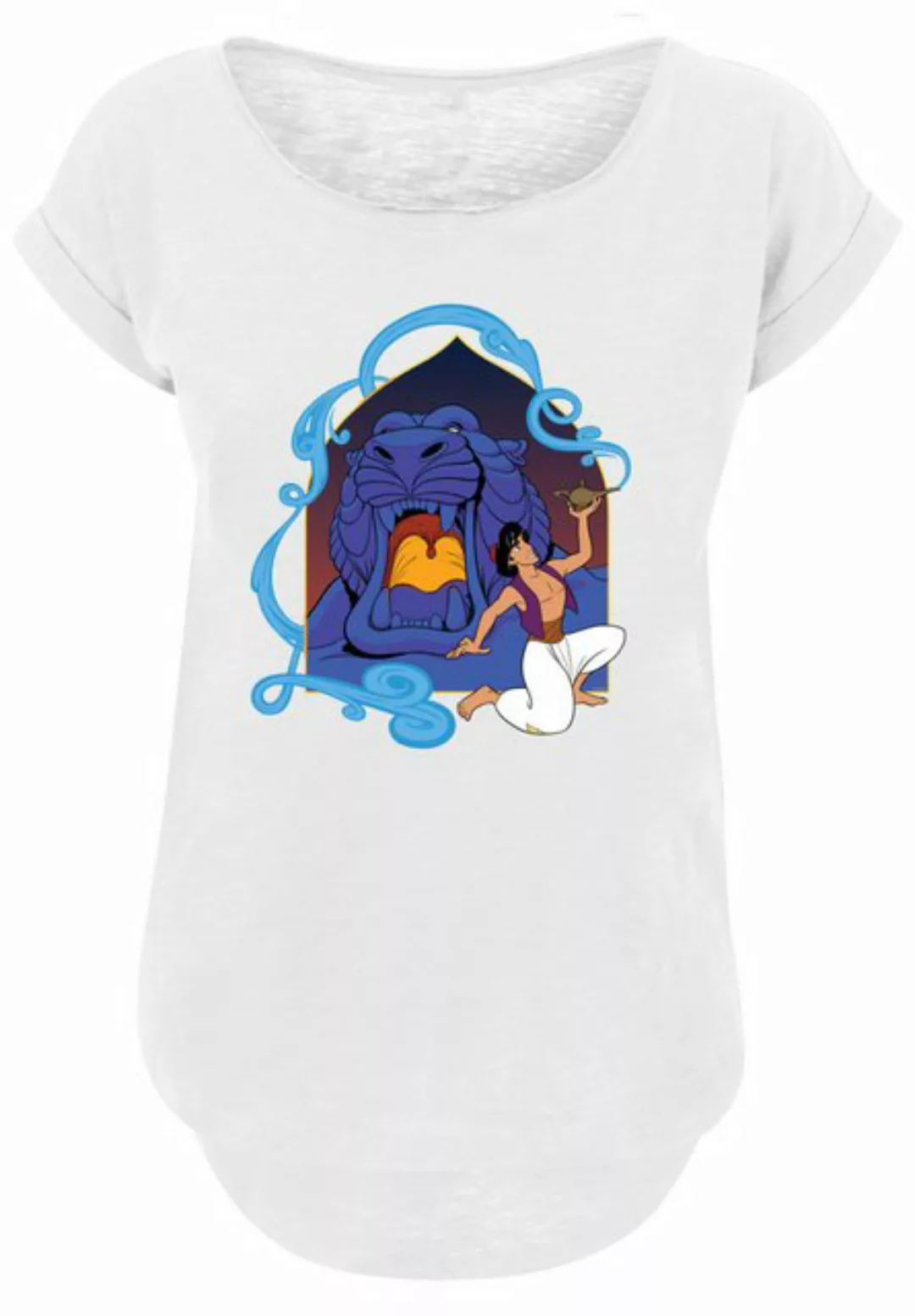 F4NT4STIC T-Shirt "Long Cut T-Shirt Disney Aladdin Cave Of Wonders", Damen, günstig online kaufen