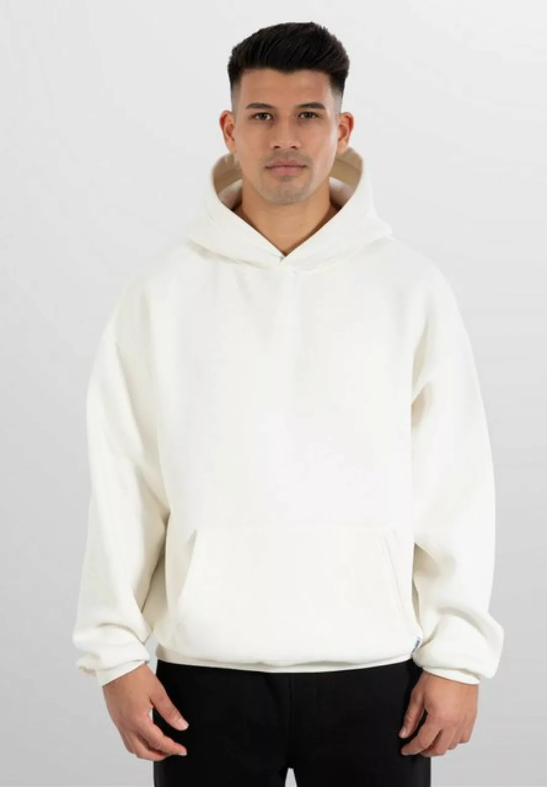 Smilodox Hoodie Brail Solid, Langarm Oversize Kapuzenpulli mit großem Schri günstig online kaufen