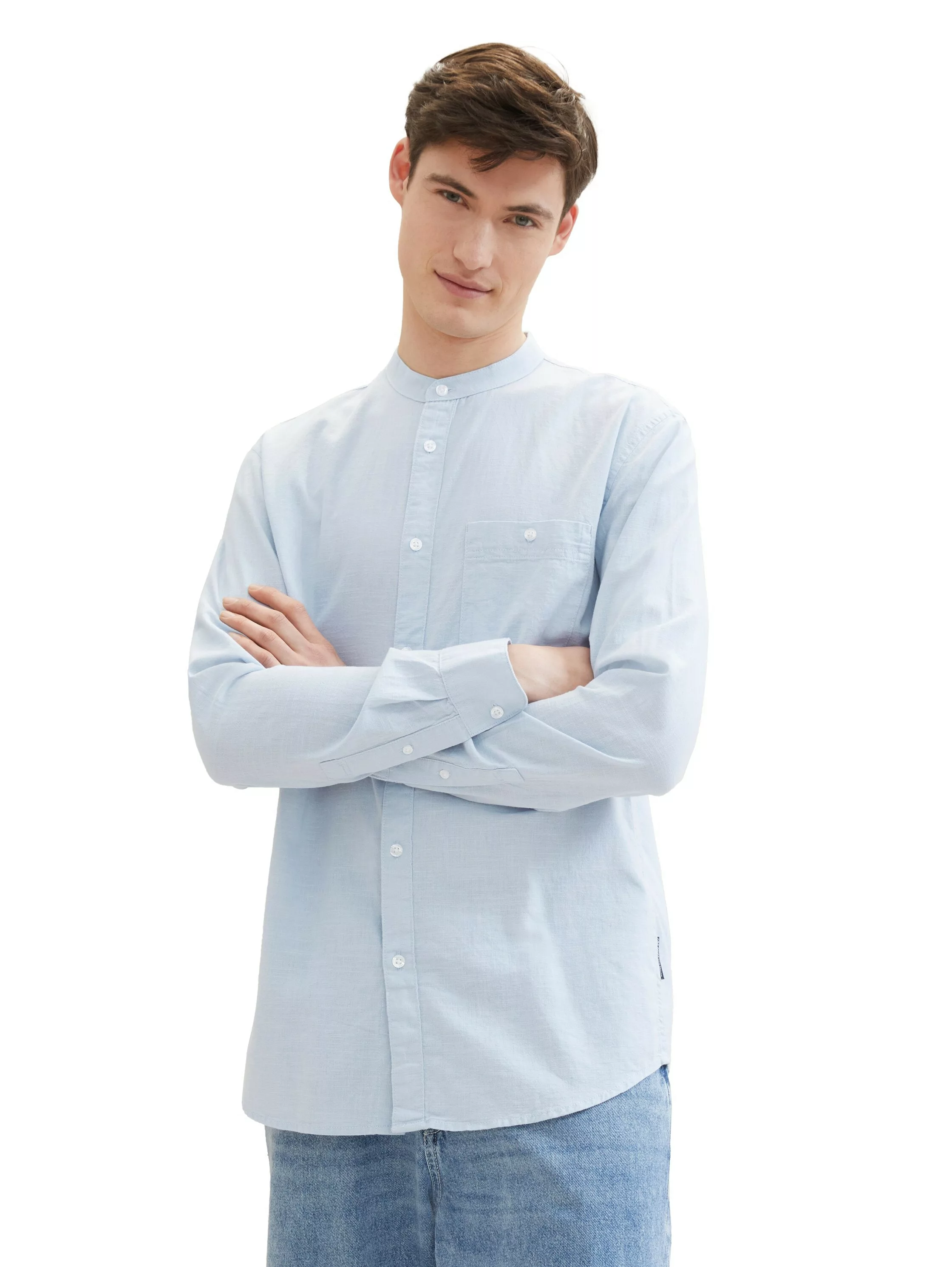 TOM TAILOR Langarmhemd Hemd Langarmhemd (1-tlg) günstig online kaufen