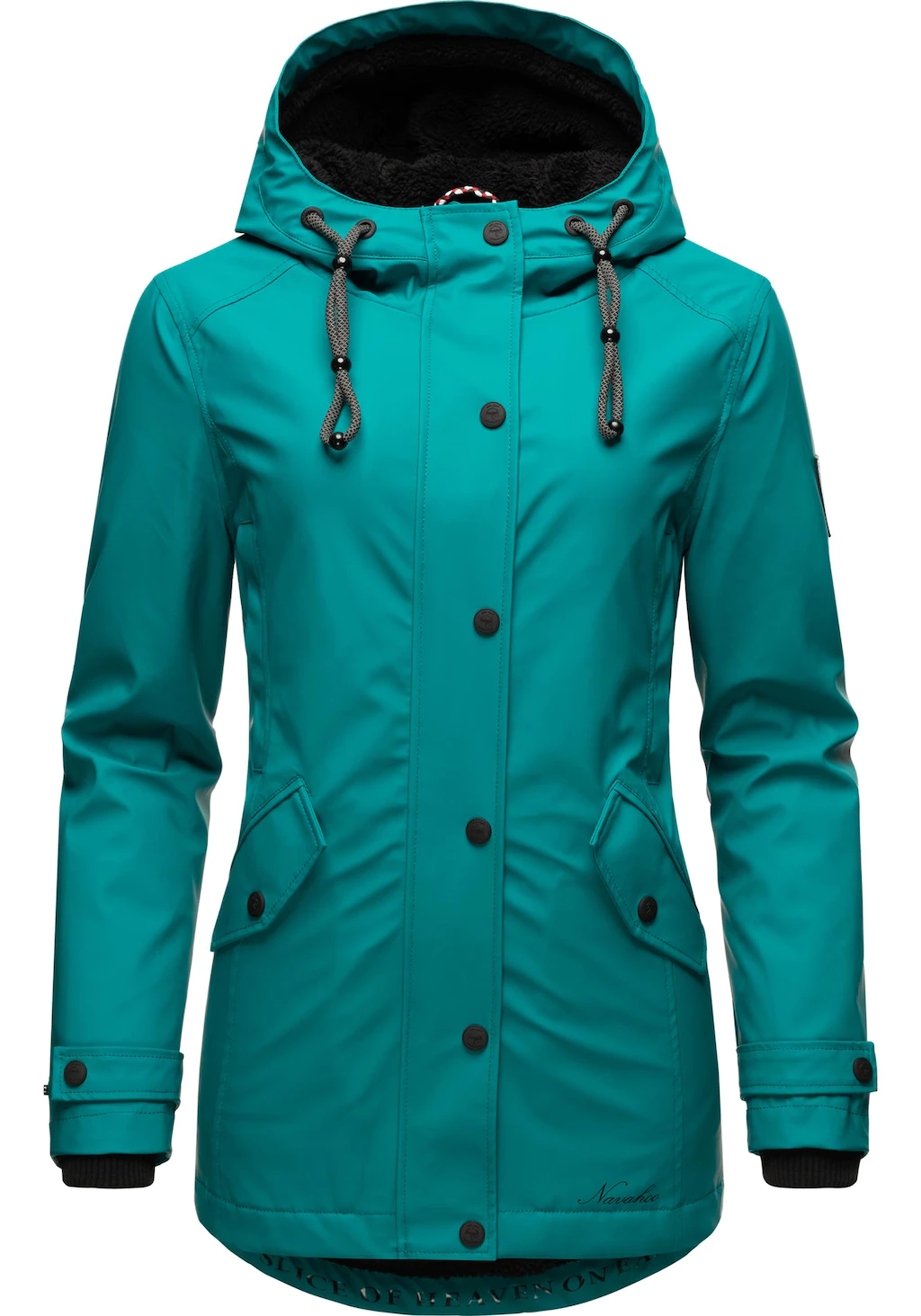 Navahoo Regenjacke "Lindraa", mit Kapuze, stylische wasserdichte Outdoorjac günstig online kaufen