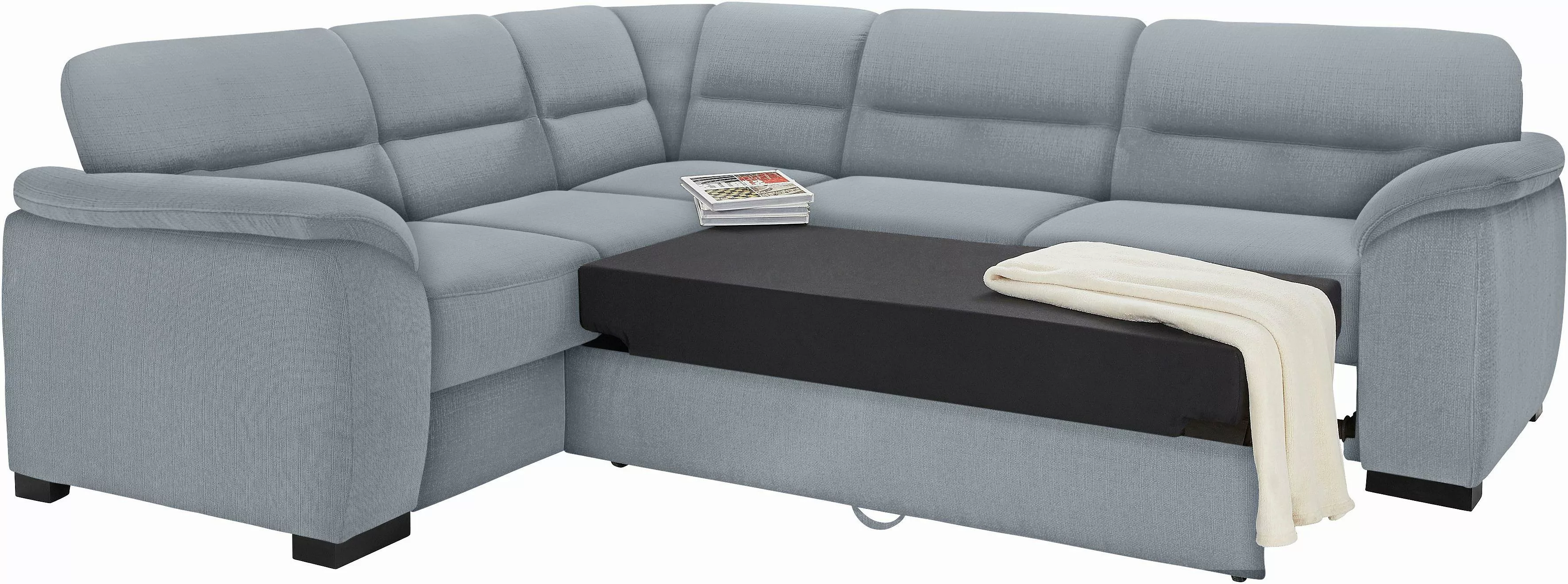 sit&more Ecksofa »Montego L-Form«, wahlweise mit Bettfunktion und Schubkast günstig online kaufen