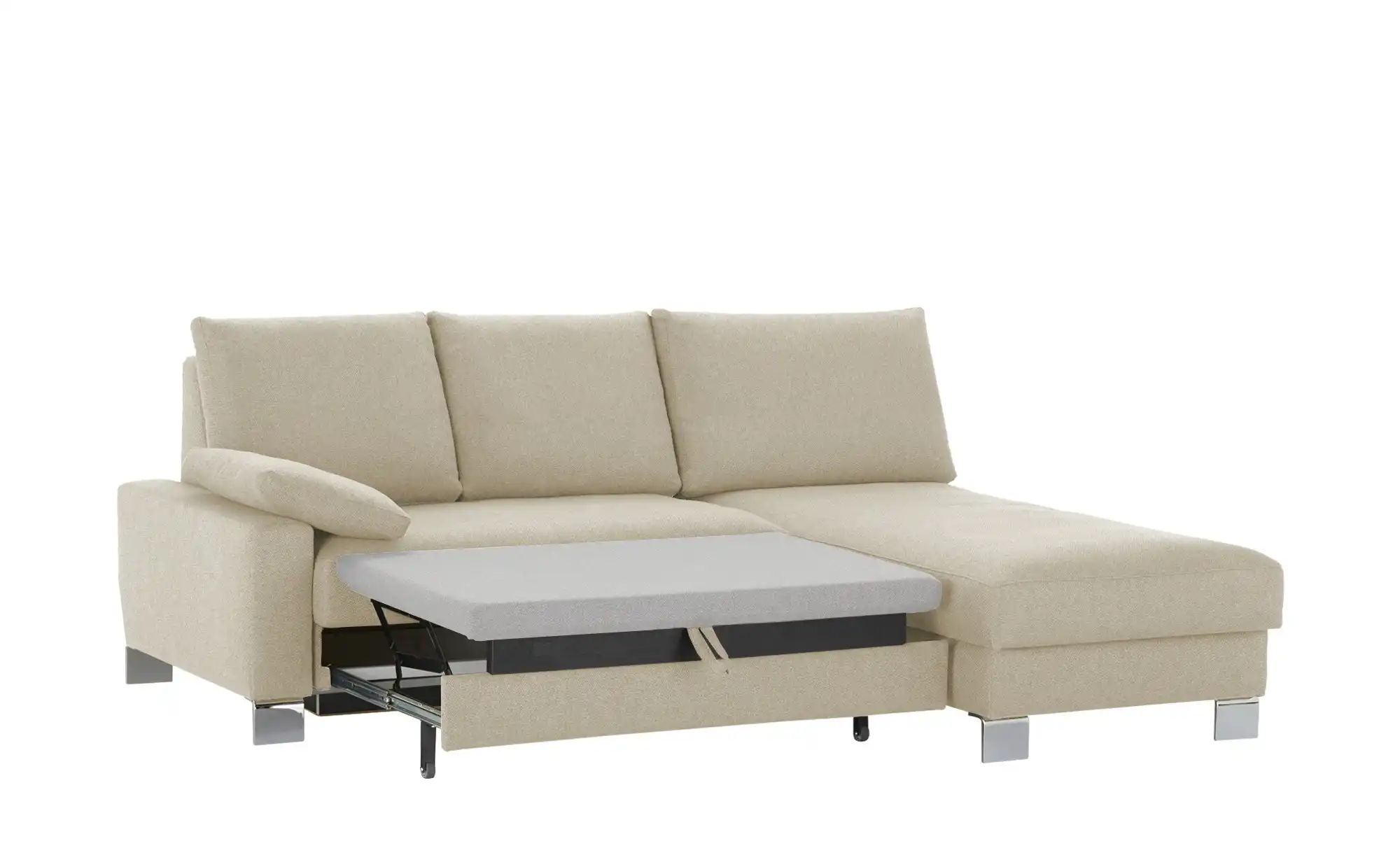 Ecksofa  Fürth ¦ beige ¦ Maße (cm): B: 218 H: 90 T: 180 Polstermöbel > Sofa günstig online kaufen