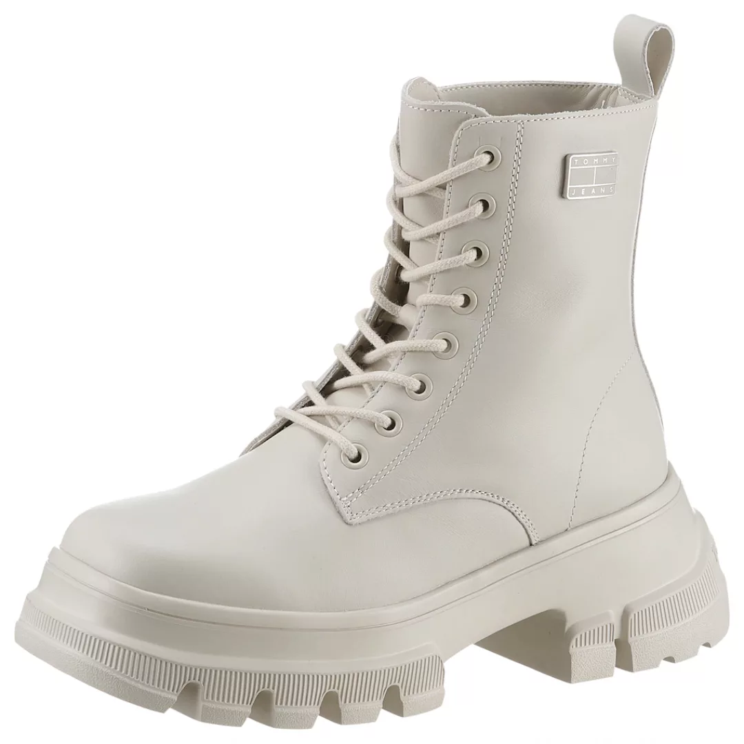 Tommy Jeans Schnürboots "TJW CHUNKY LEATHER BOOT" günstig online kaufen