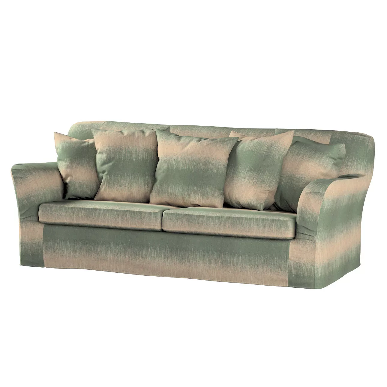 Bezug für Tomelilla Schlafsofa (normale Größe), grün-beige, Sofahusse, Tome günstig online kaufen