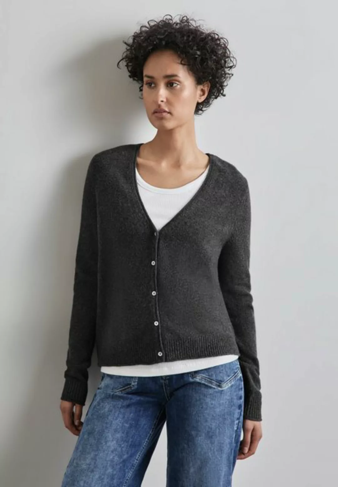 STREET ONE Cardigan, kurz, mit Knopfleiste günstig online kaufen